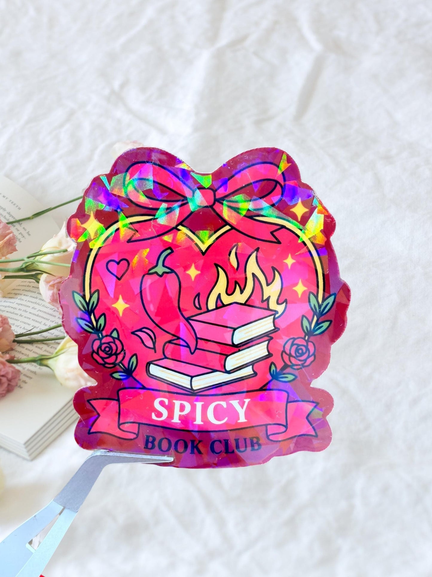 Spicy Book Club Sticker | Smut Reader Sticker