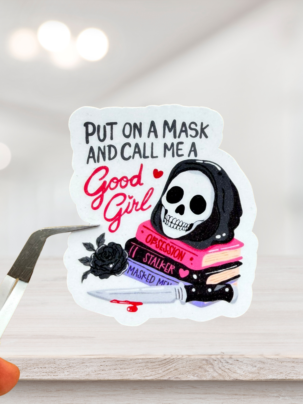 Call Me a Good Girl Sticker | Dark Romance