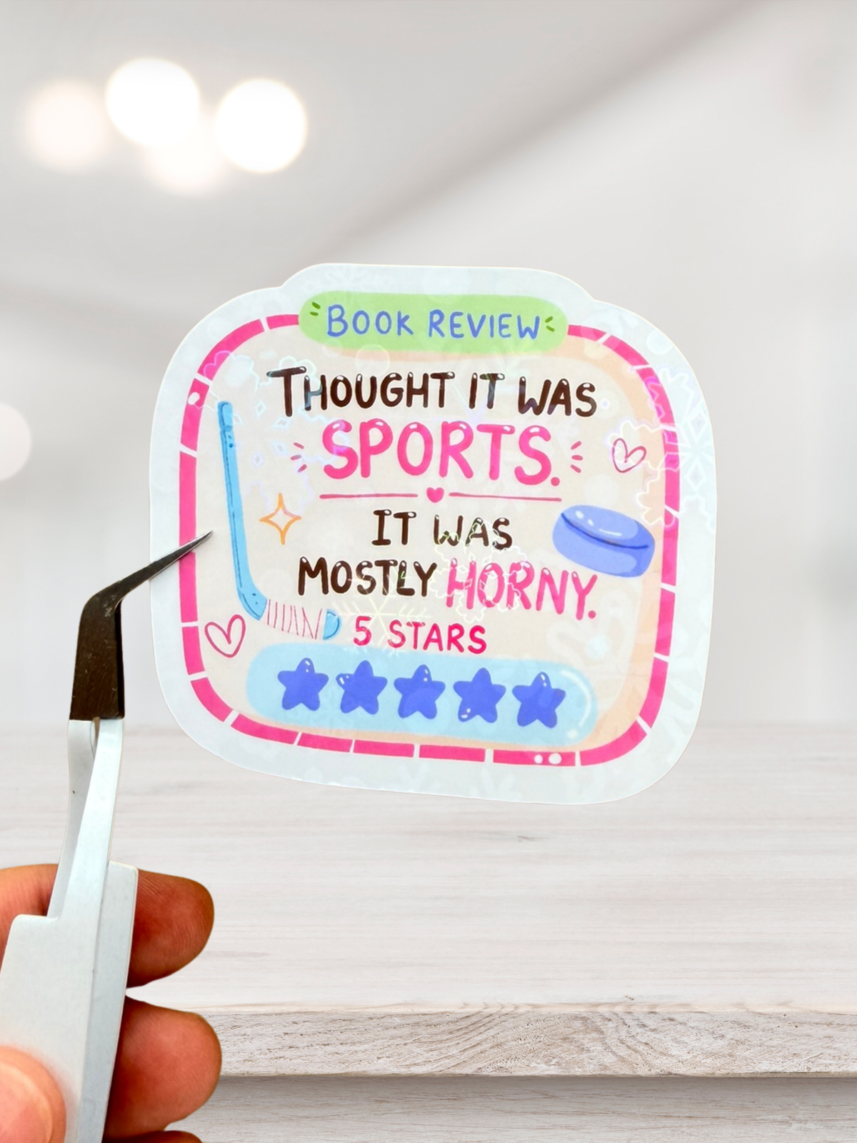 Thought It Was Sports Sticker | Hockey Romance