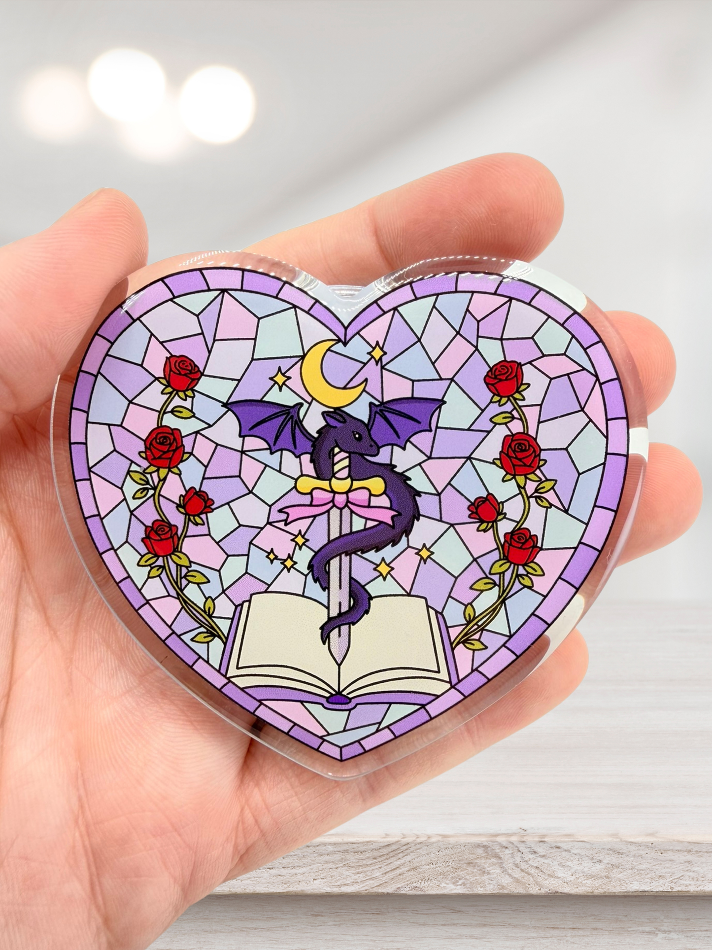 Dragon Stained Glass | MagSafe Phone Grip
