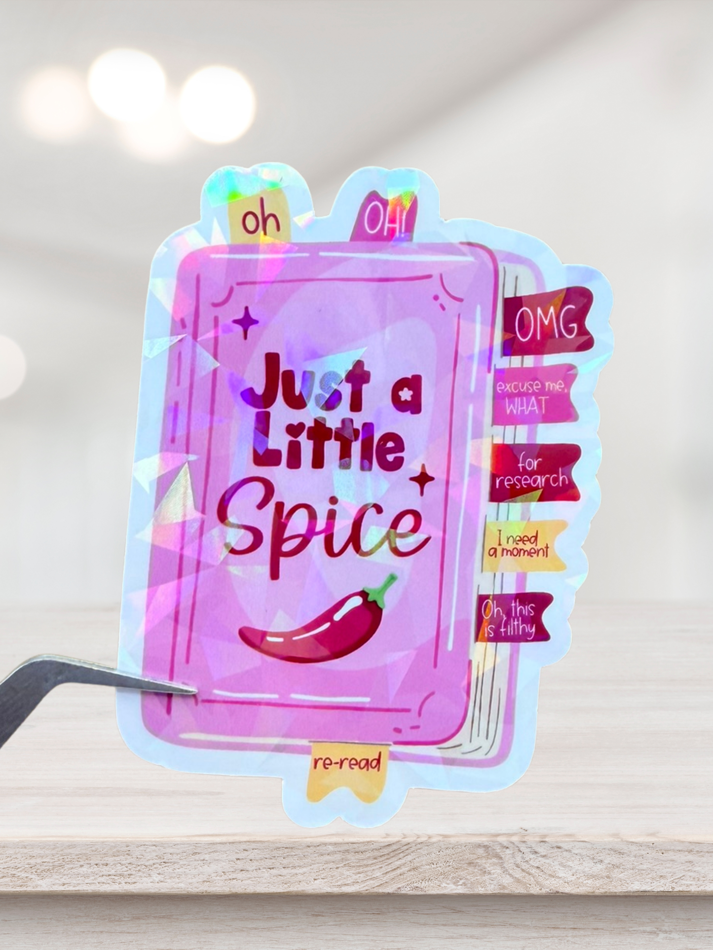 Just A Little Spice Sticker | Smutty Book Sticker