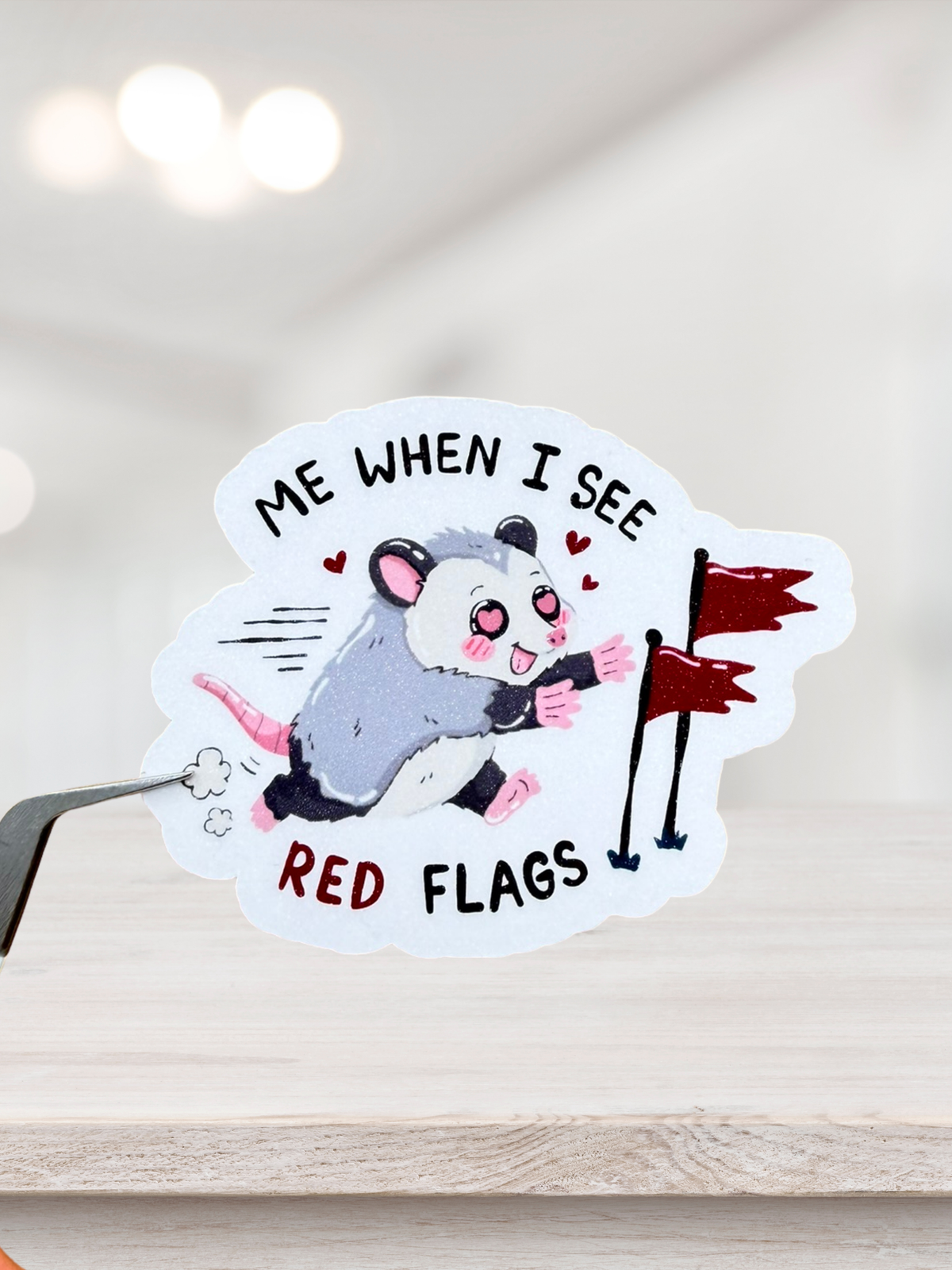 Red Flags Sticker | Dark Romance