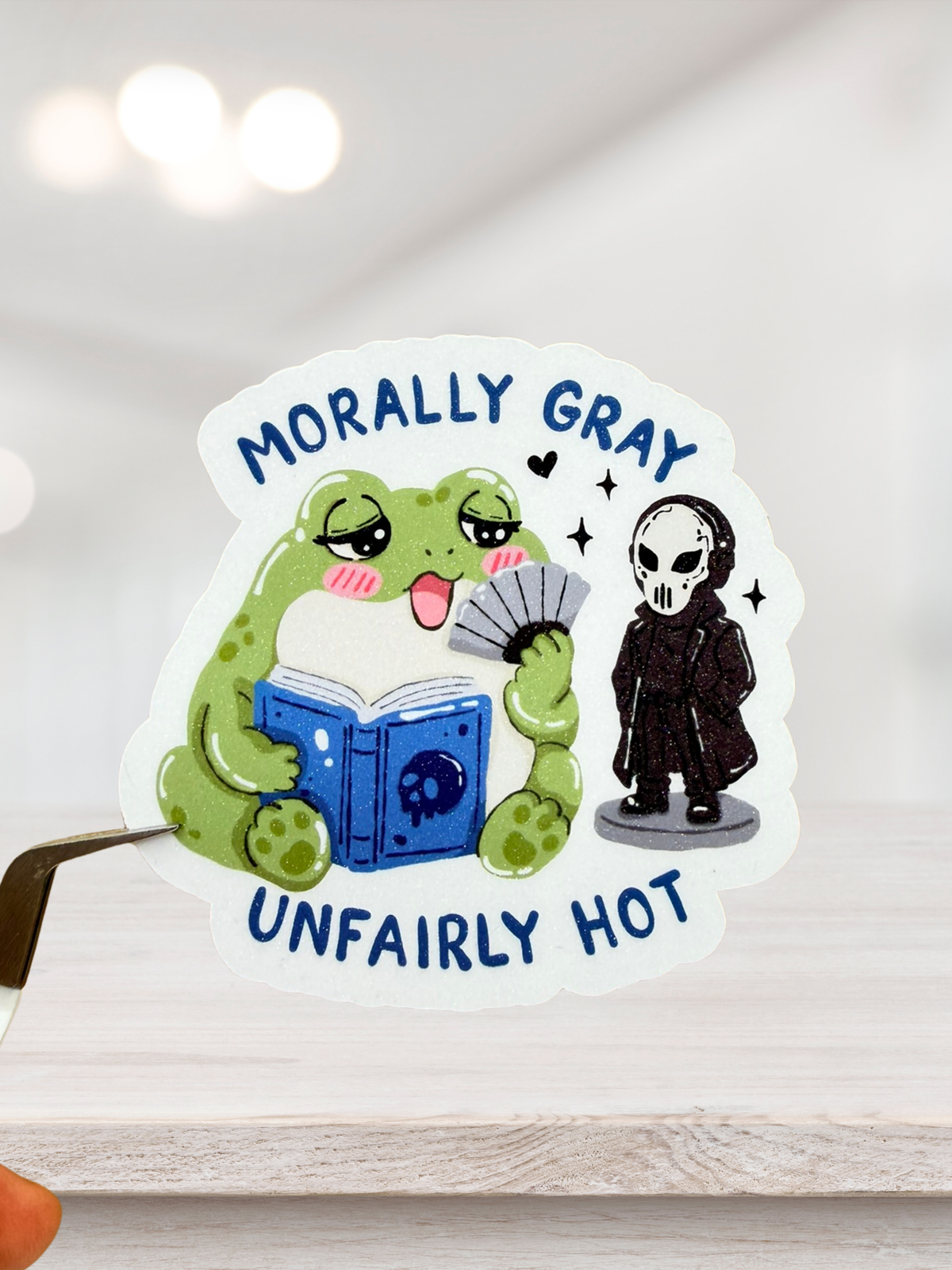 Morally Gray Unfairly Hot Sticker | Dark Romance