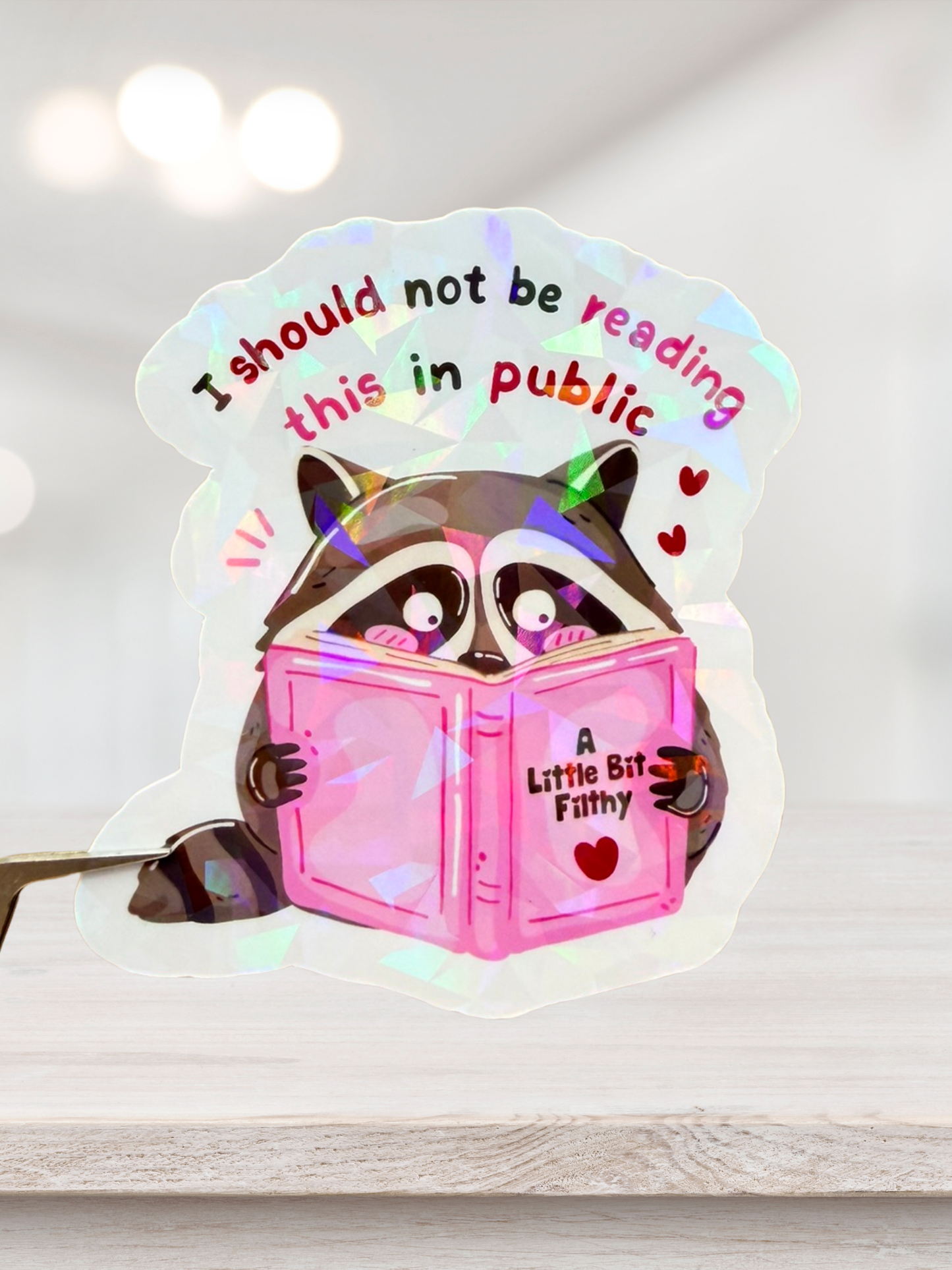 I Should Not Be Reading This In Public Sticker | Spicy Kindle Sticker