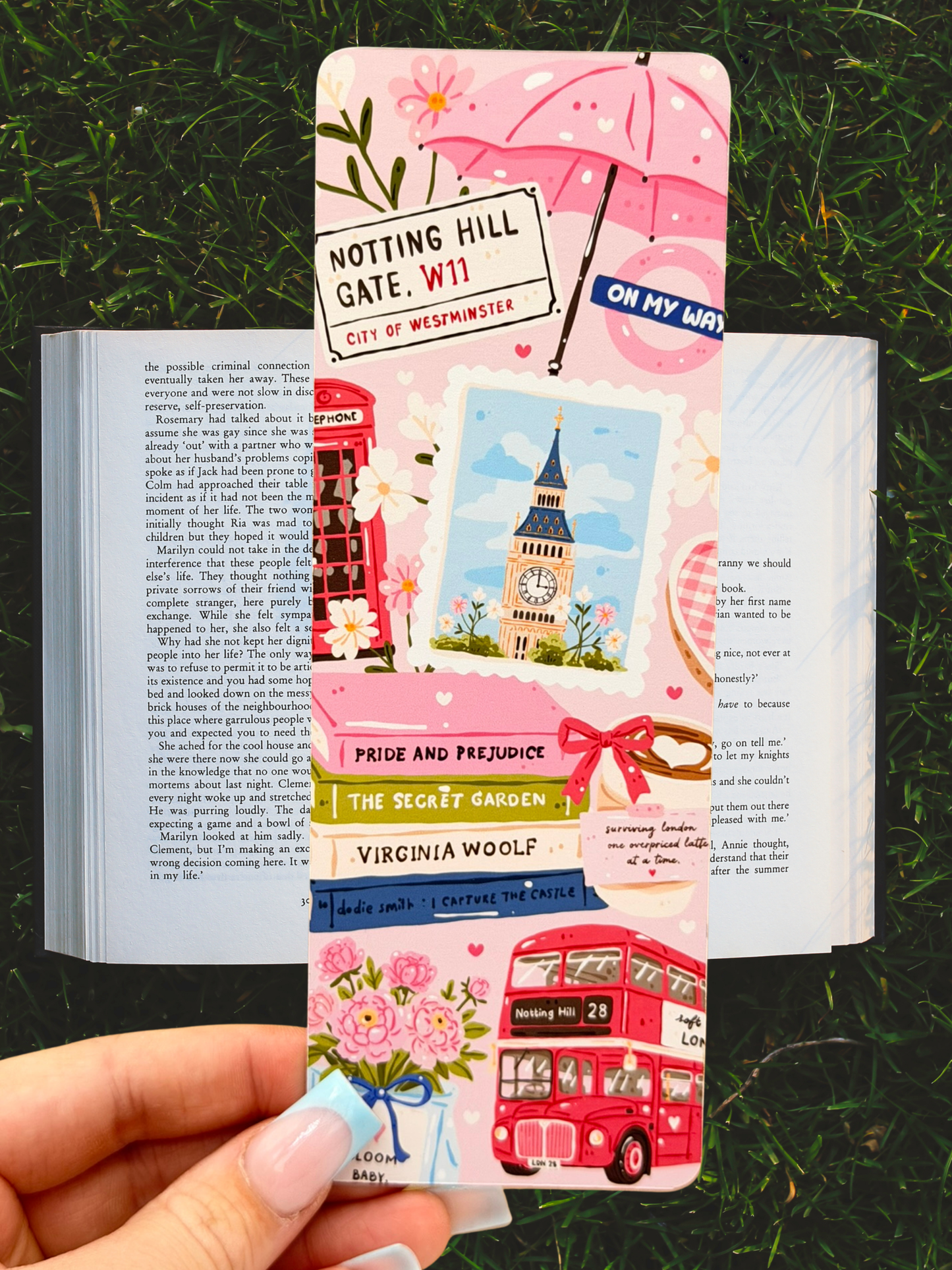 London Bookish Bookmark | Cosy London Bookmark