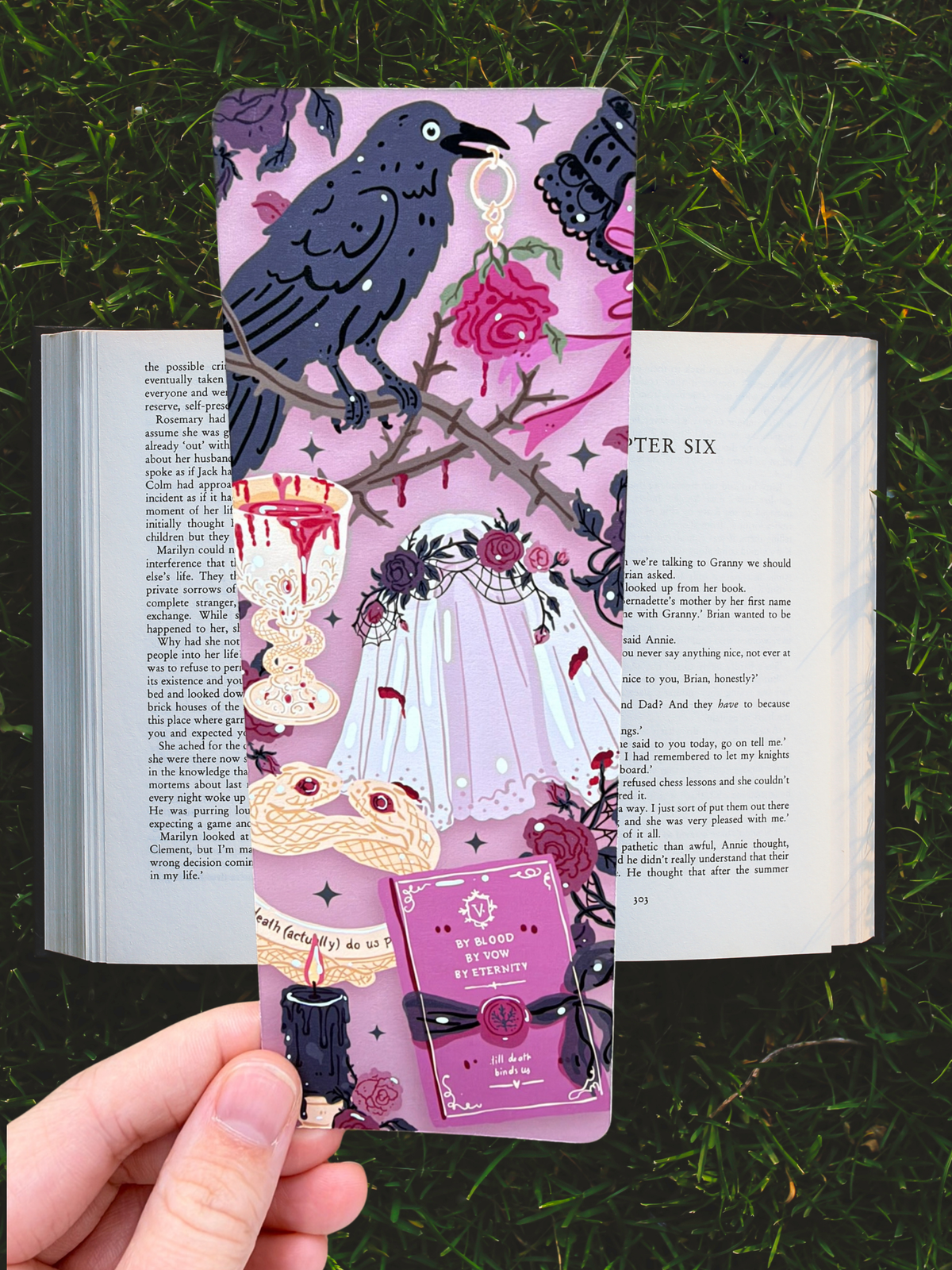 By Blood By Vow Bookmark | Gothic Romance