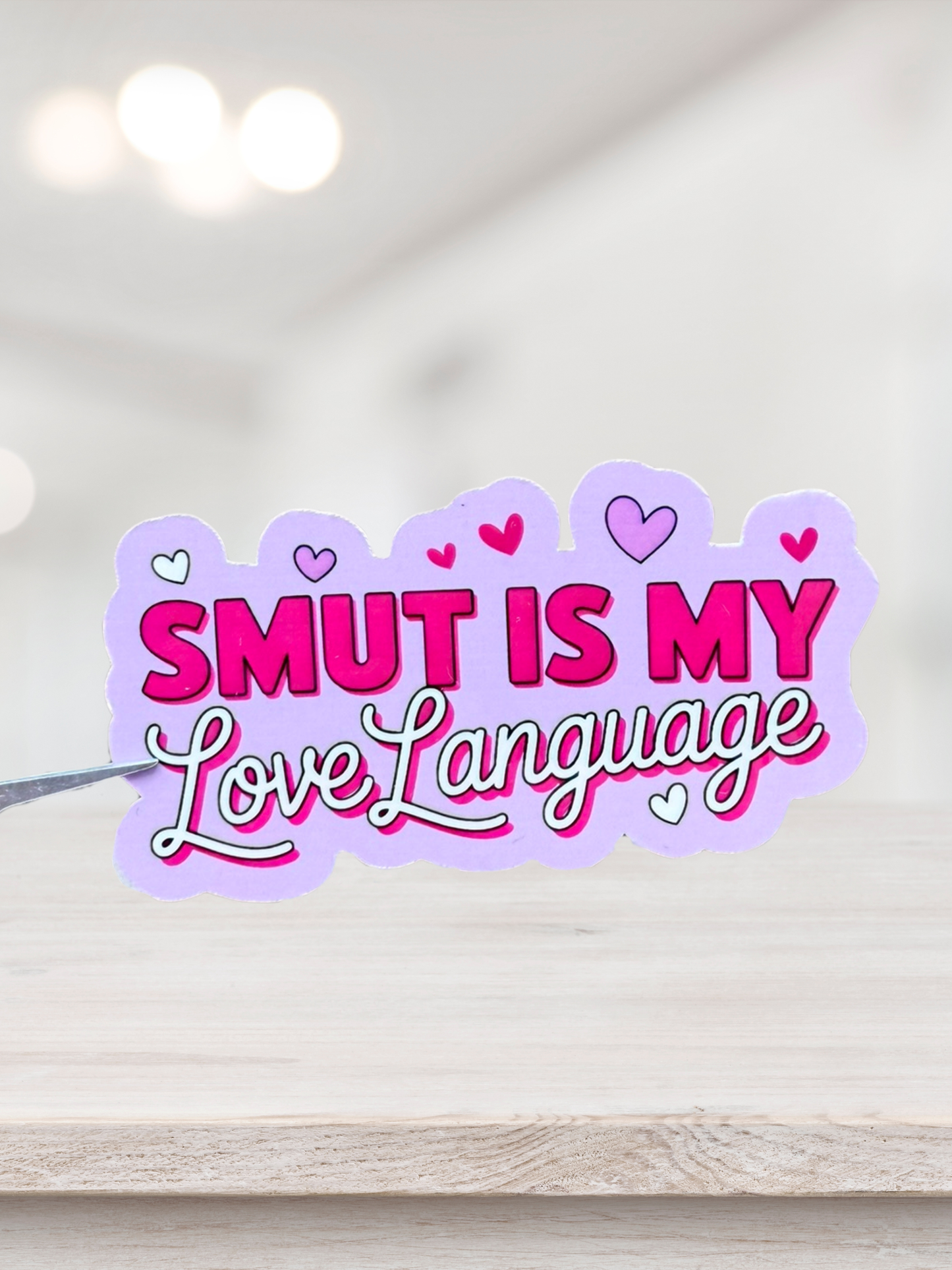 Smut Is My Love Language Sticker | Romance Book Sticker