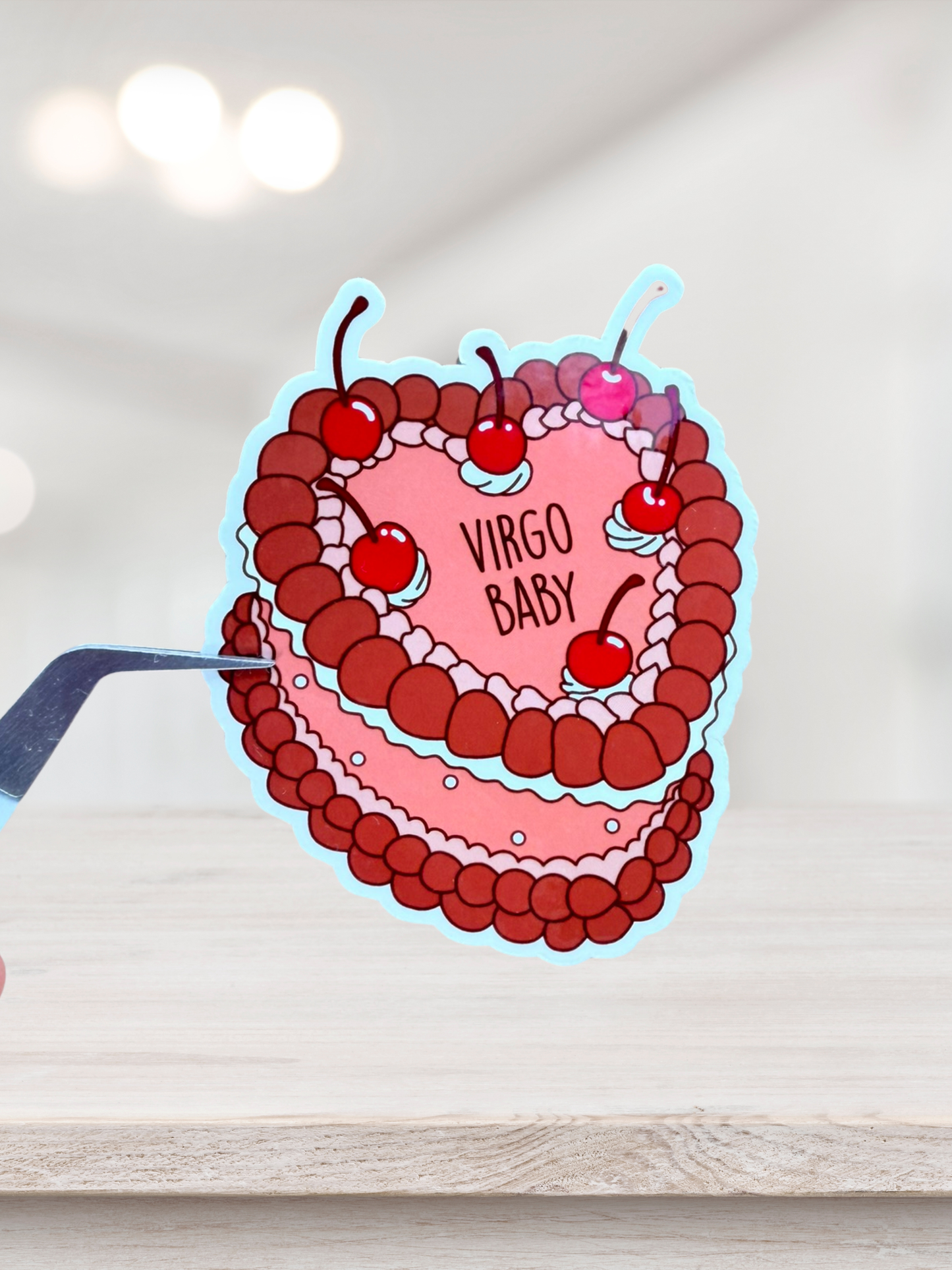 Virgo Birthday Cake Sticker | Astrology Sticker