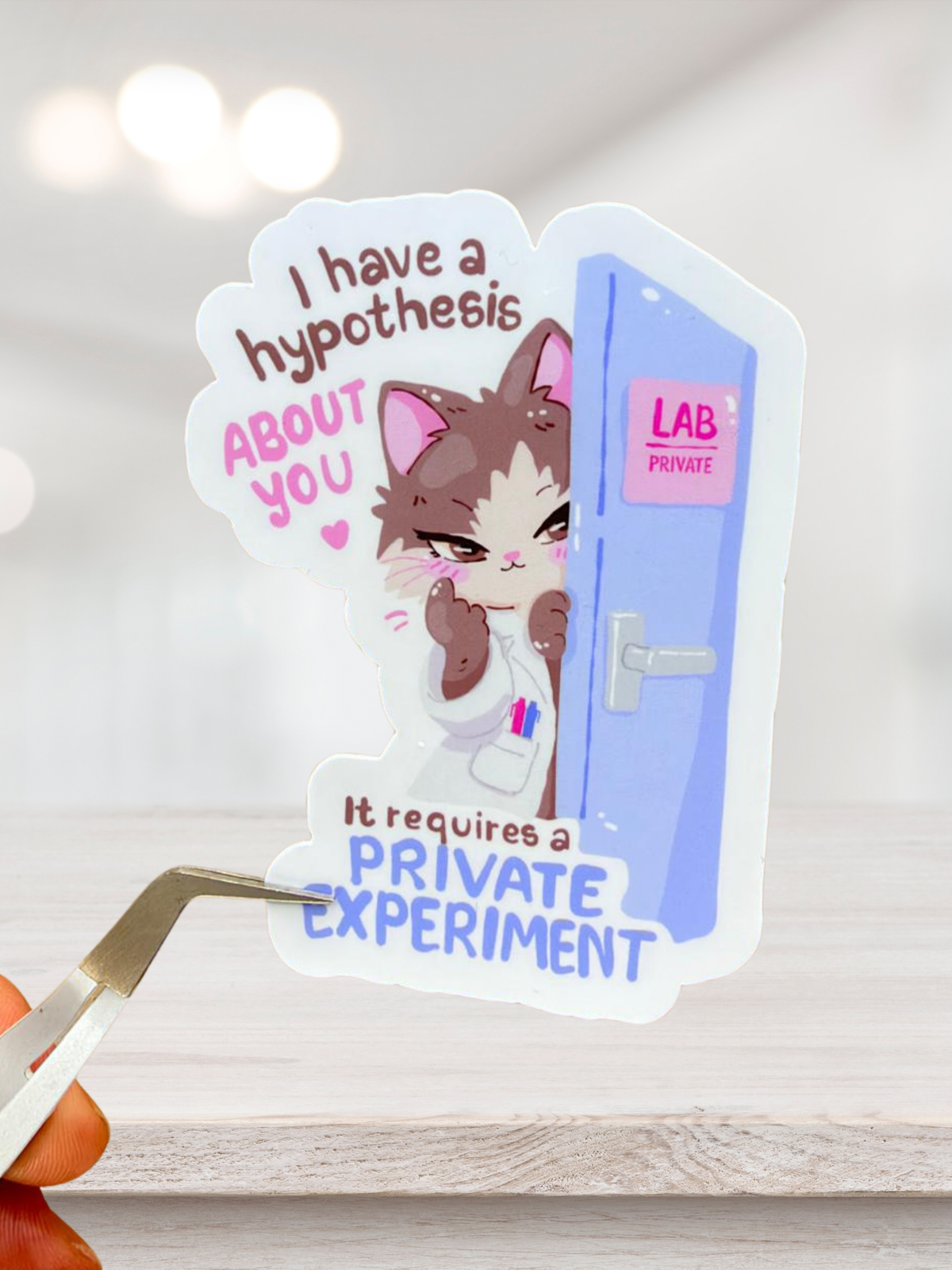 Private Experiment | Matte Sticker