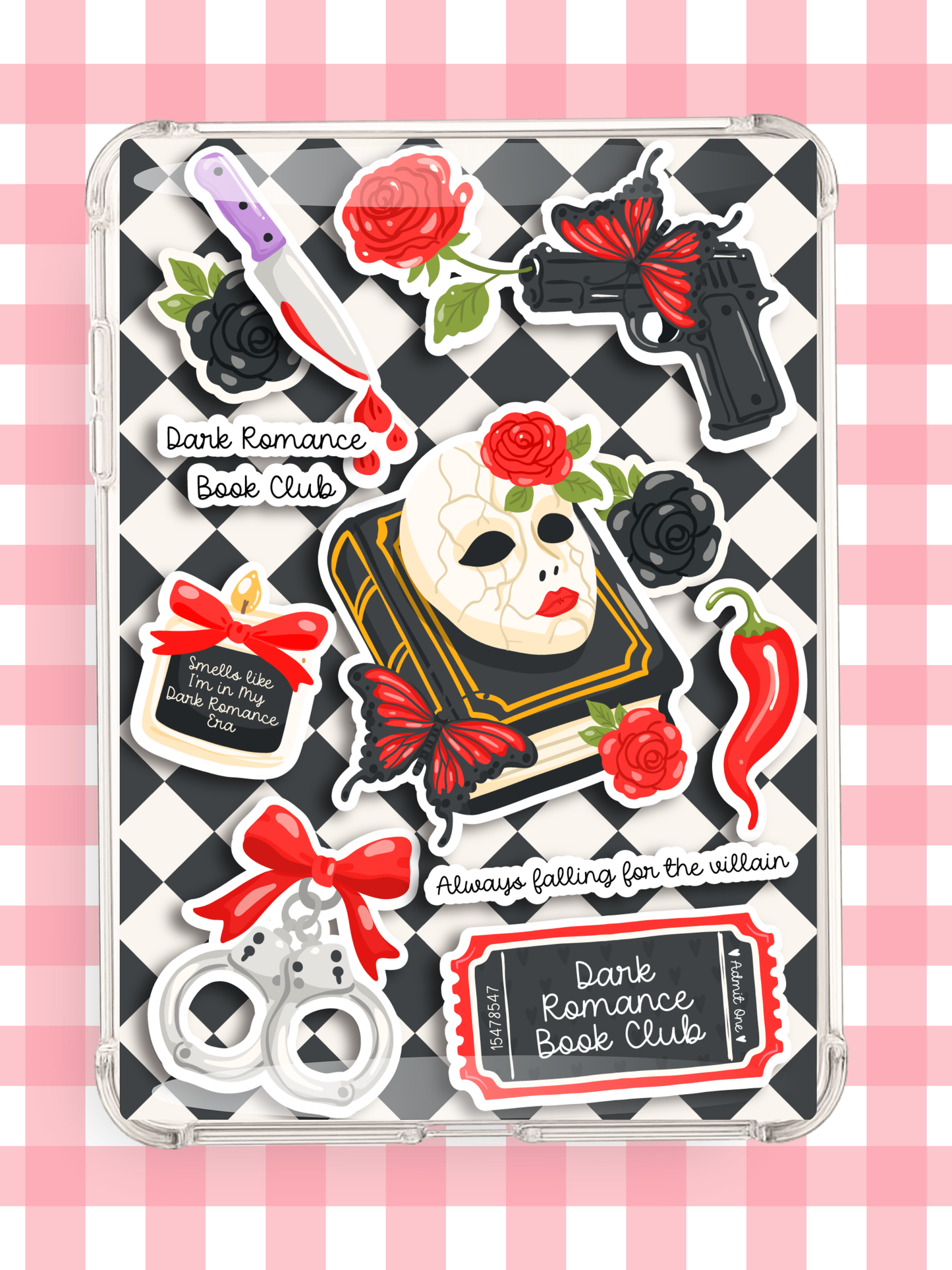 Dark Romance Book Club Kindle Insert | Gothic Romance Kindle Insert