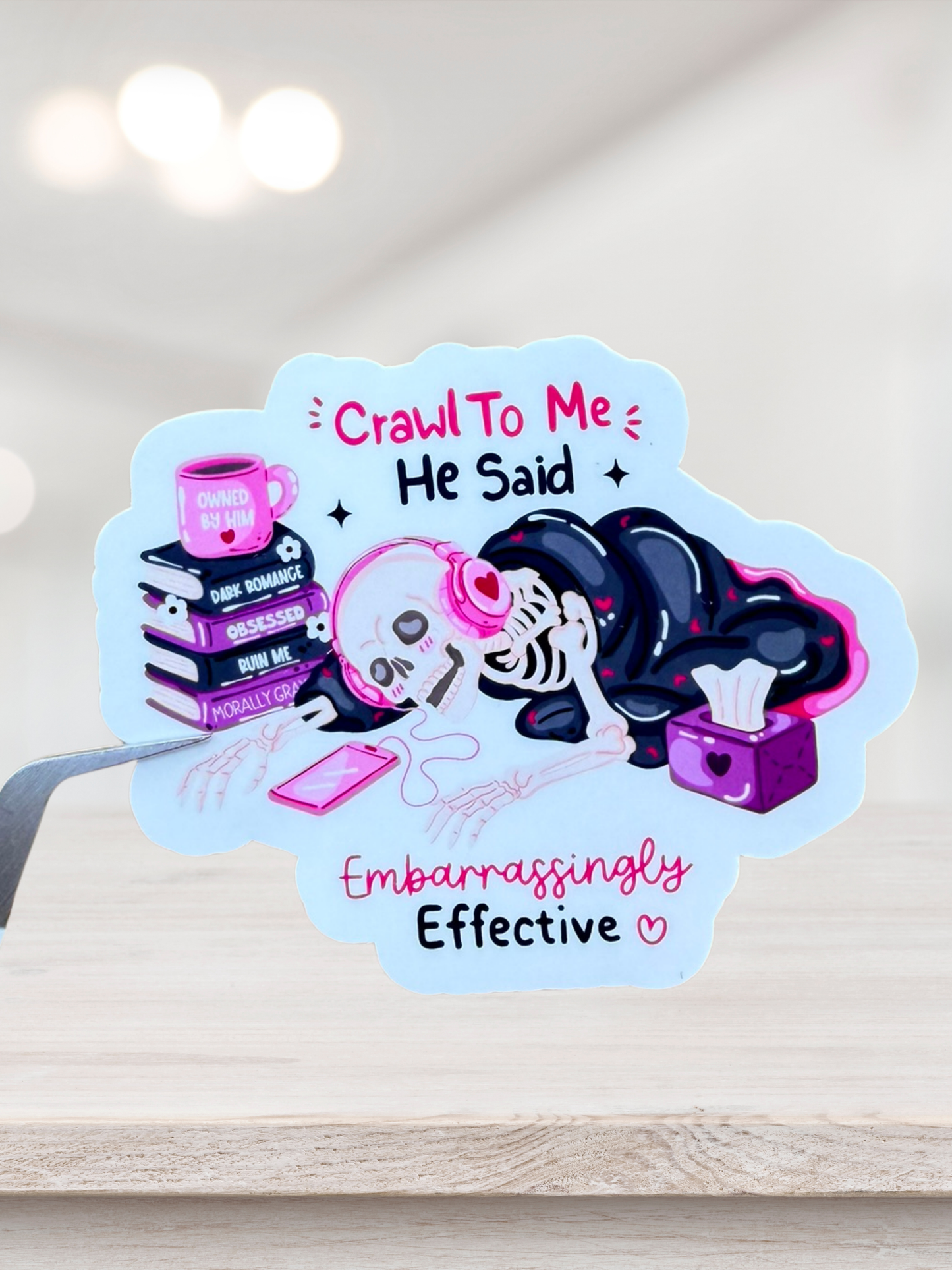 Crawl To Me Sticker | Dark Romance