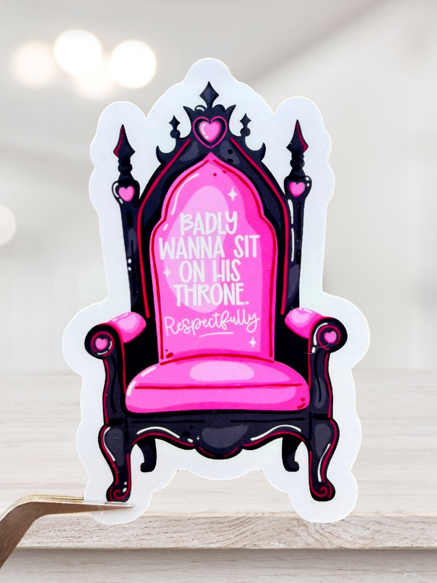 His Throne Sticker | Dark Romance