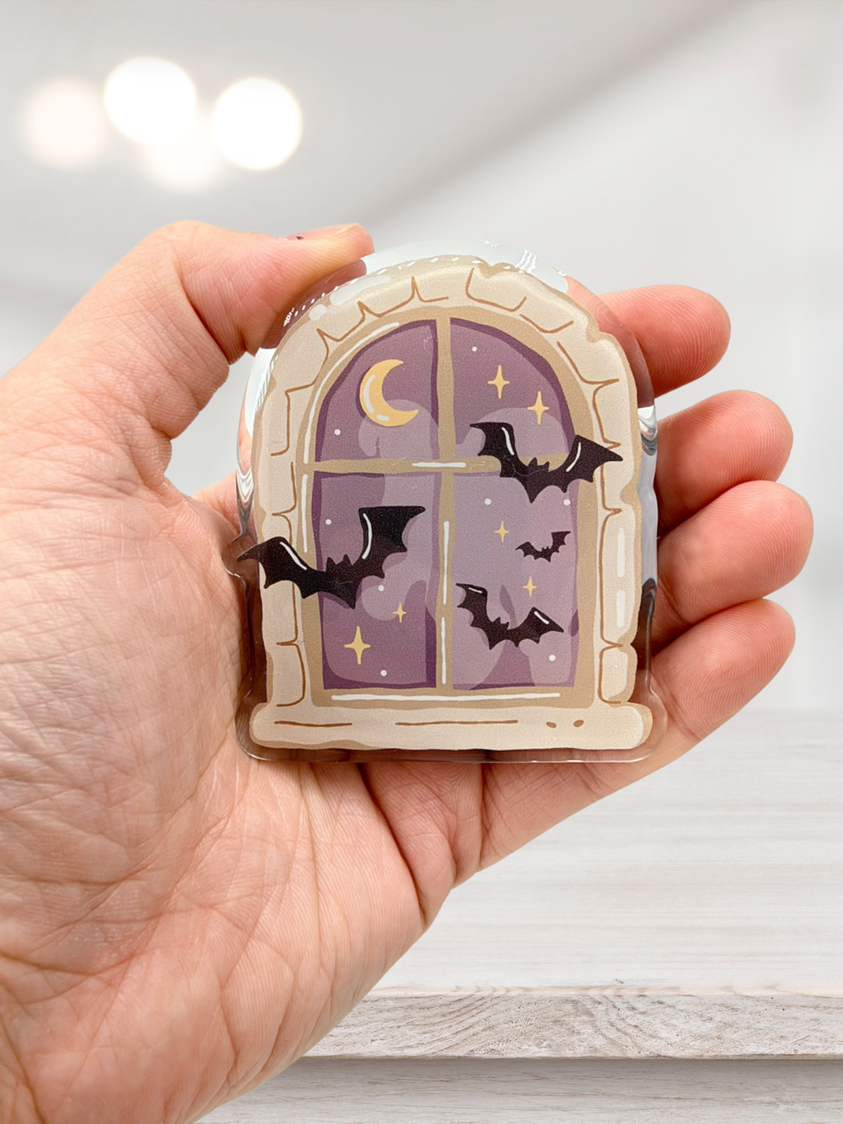 Spooky Bat Window | MagSafe Phone Grip