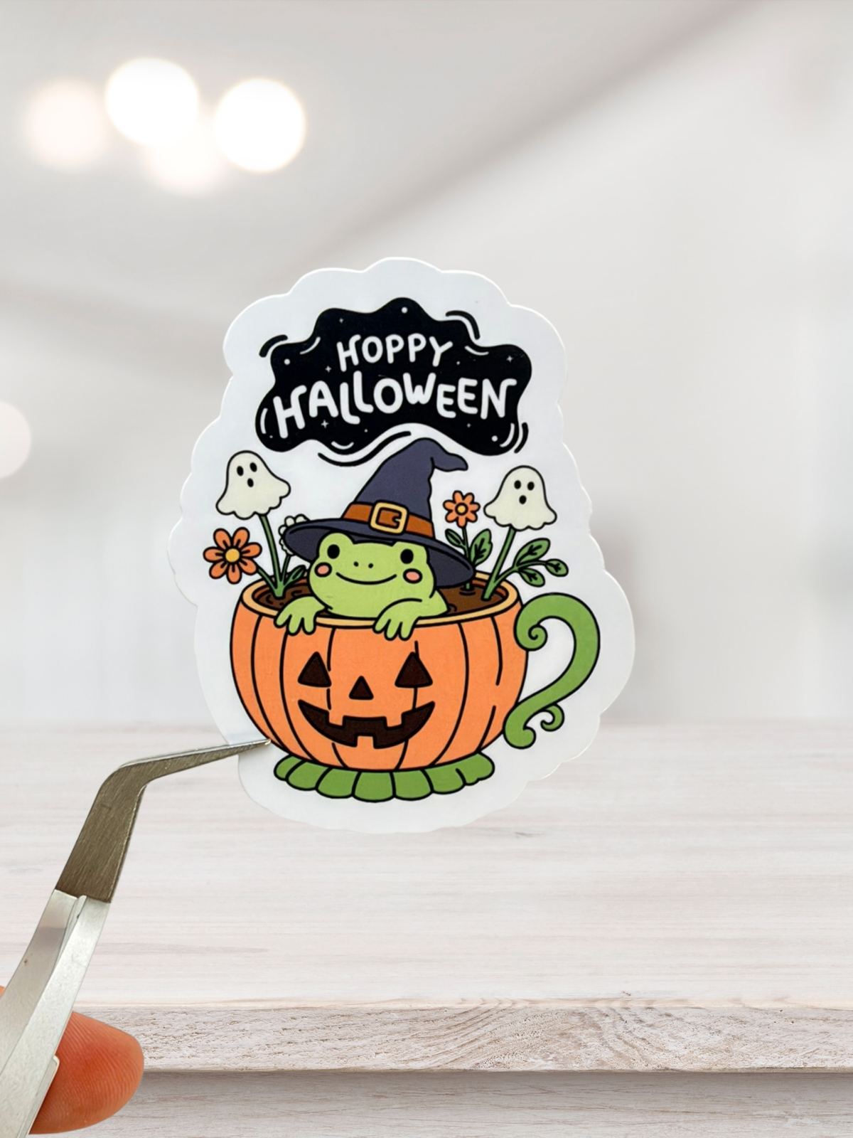 Hoppy Halloween | Matte Sticker