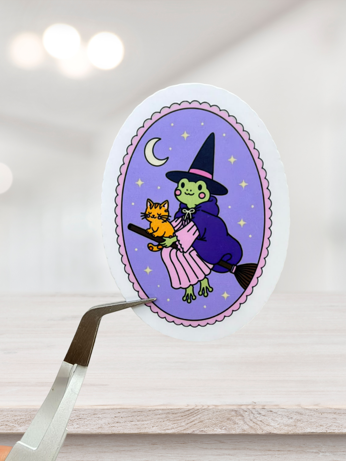 Witchy frog Witch | Matte Sticker