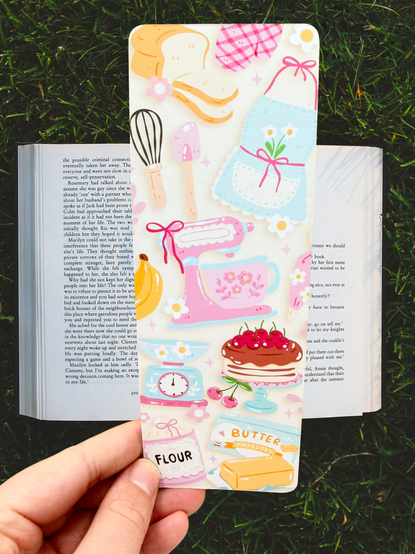 Cottage Bakery Bookmark | Baking Bookmark