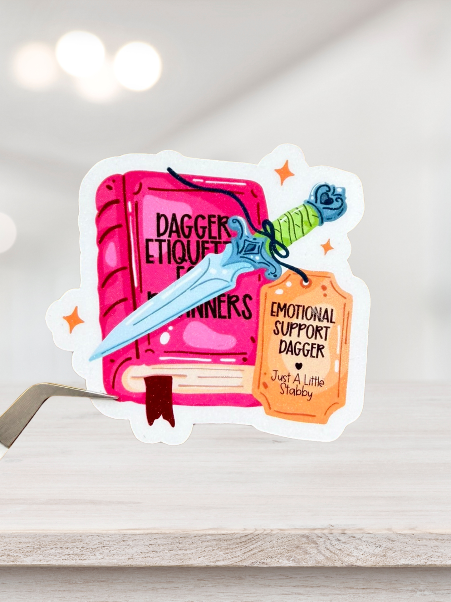 Dagger Etiquette For Beginners | Fantasy Sticker