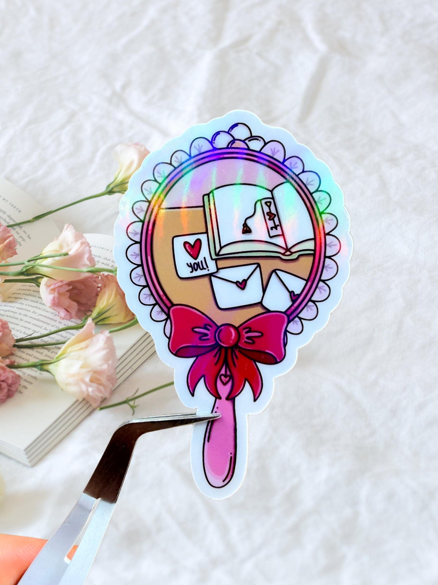 Love Letter Mirror Sticker | Dark Romance Sticker