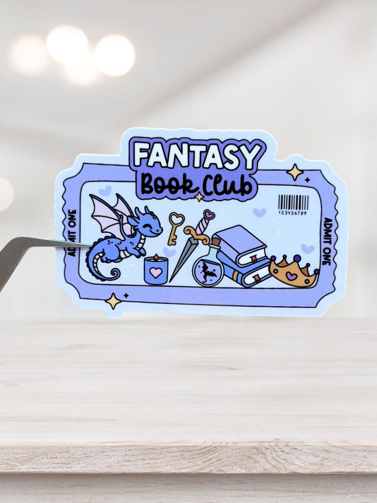 Fantasy Book Club Sticker | Bookish Fantasy Sticker
