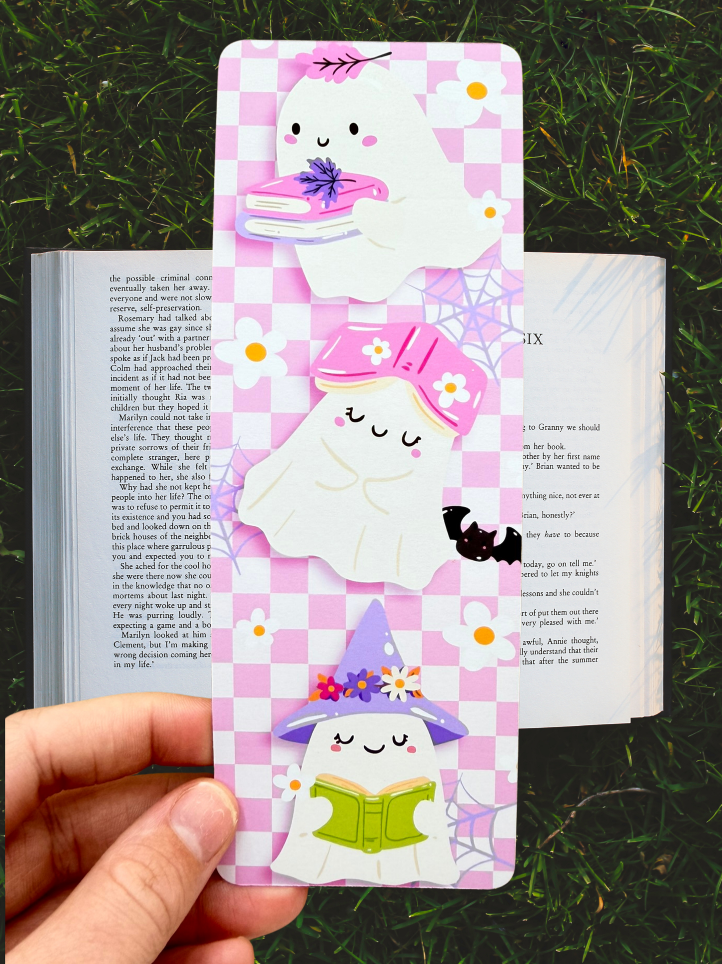 Ghost Reader Bookmark | Cute Spooky Bookmark