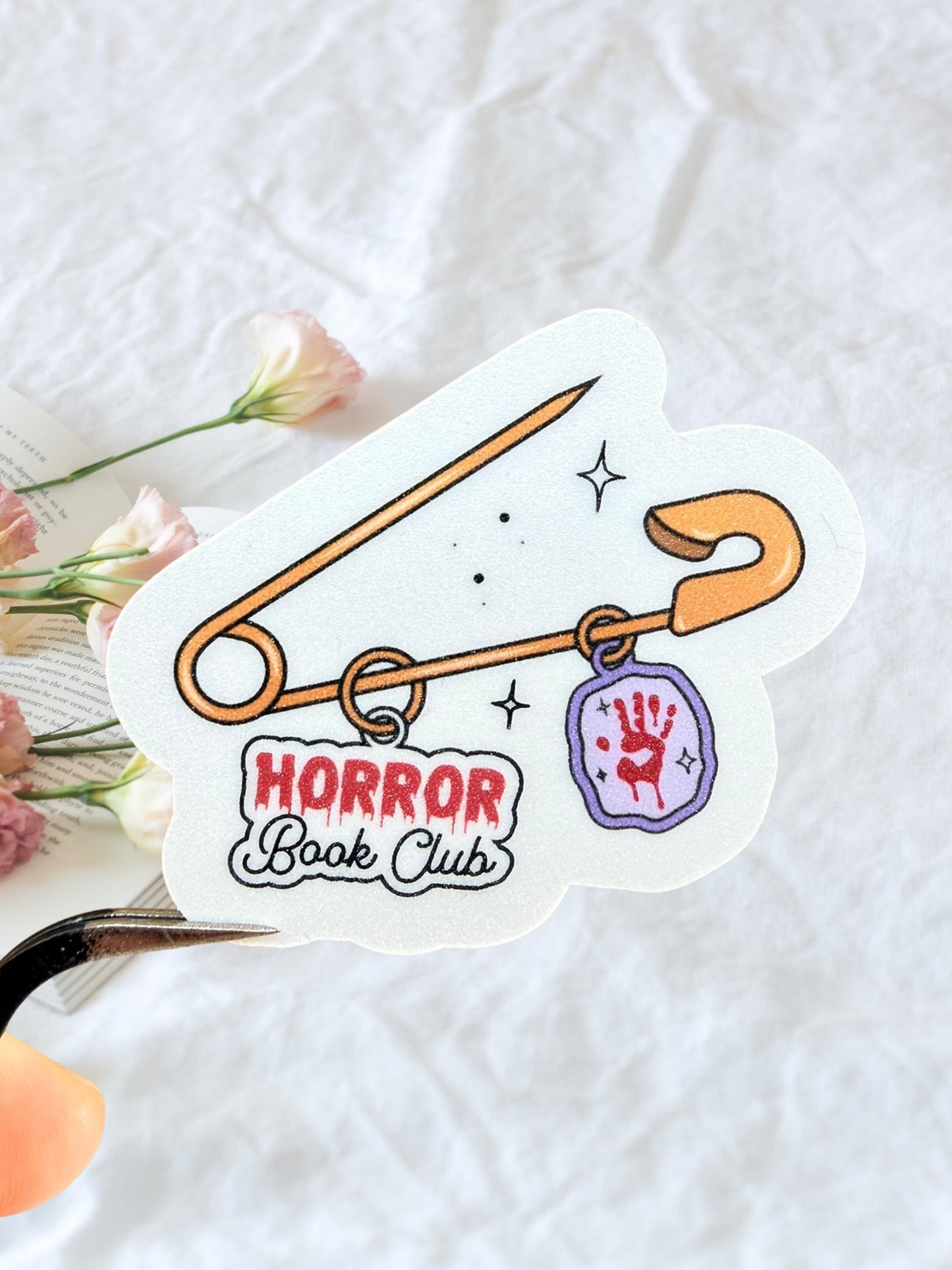 Horror Book Club Sticker | Gothic Bookish Sticker