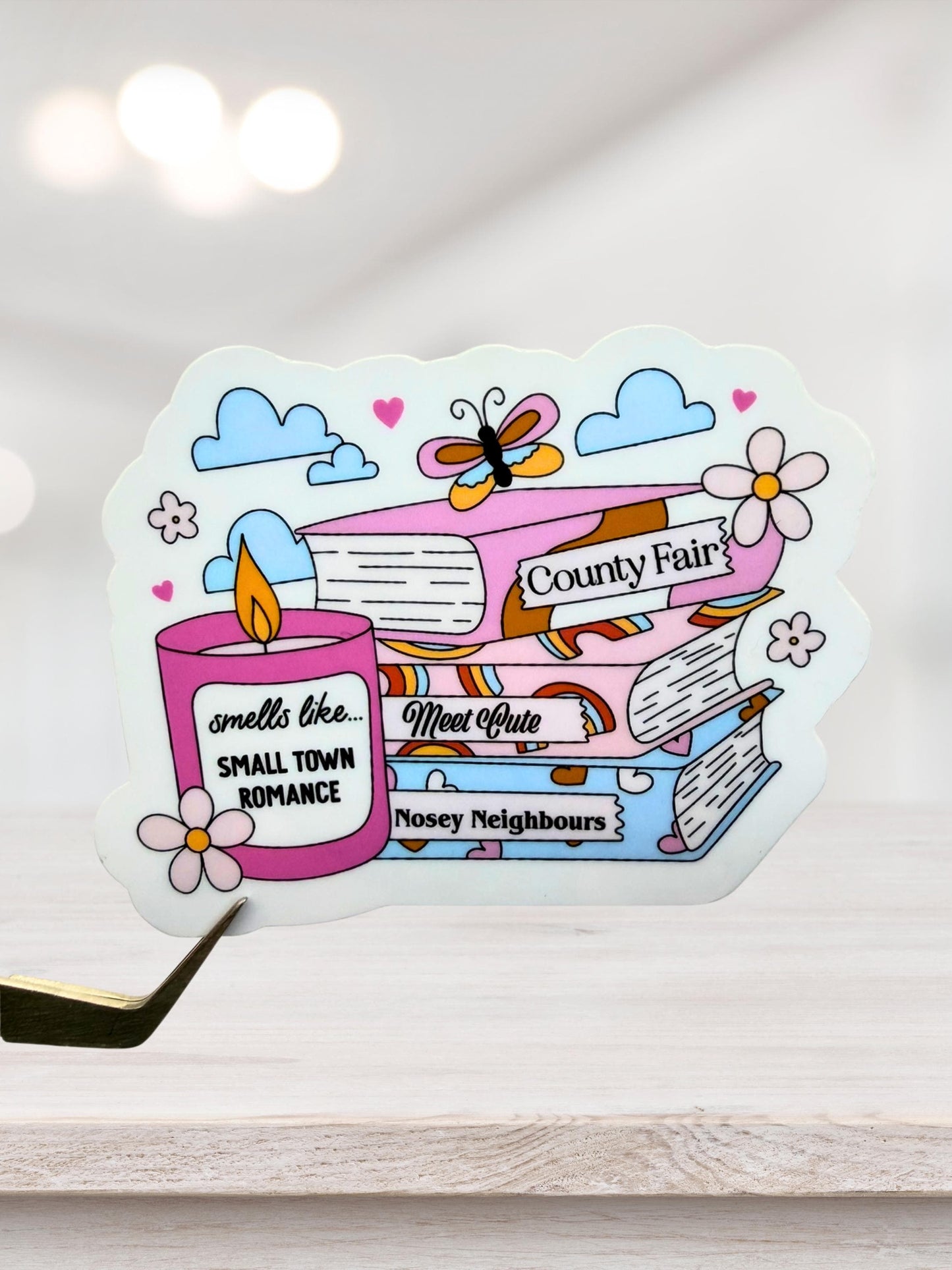 Small Town Romance Sticker | Cosy Romance Trope Sticker
