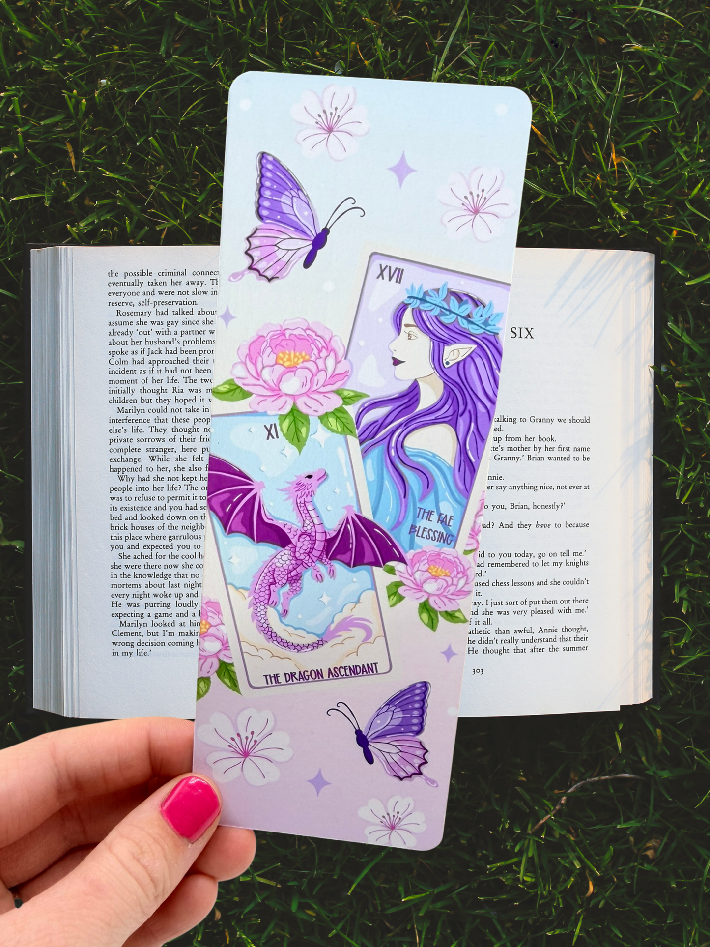Fae Tarot Bookmark | Romantasy Bookmark