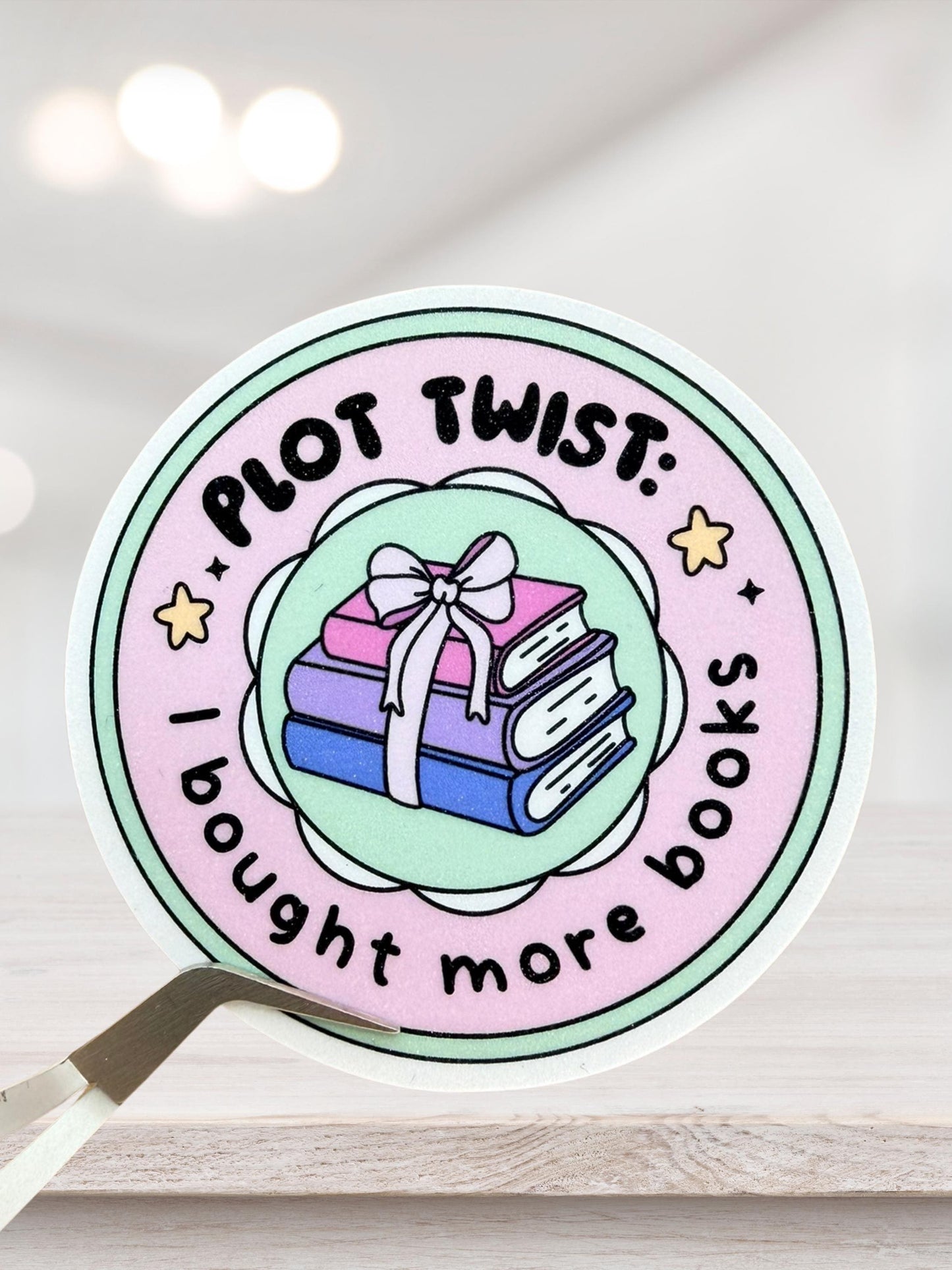 Plot Twist Sticker | I Bought More Books Sticker