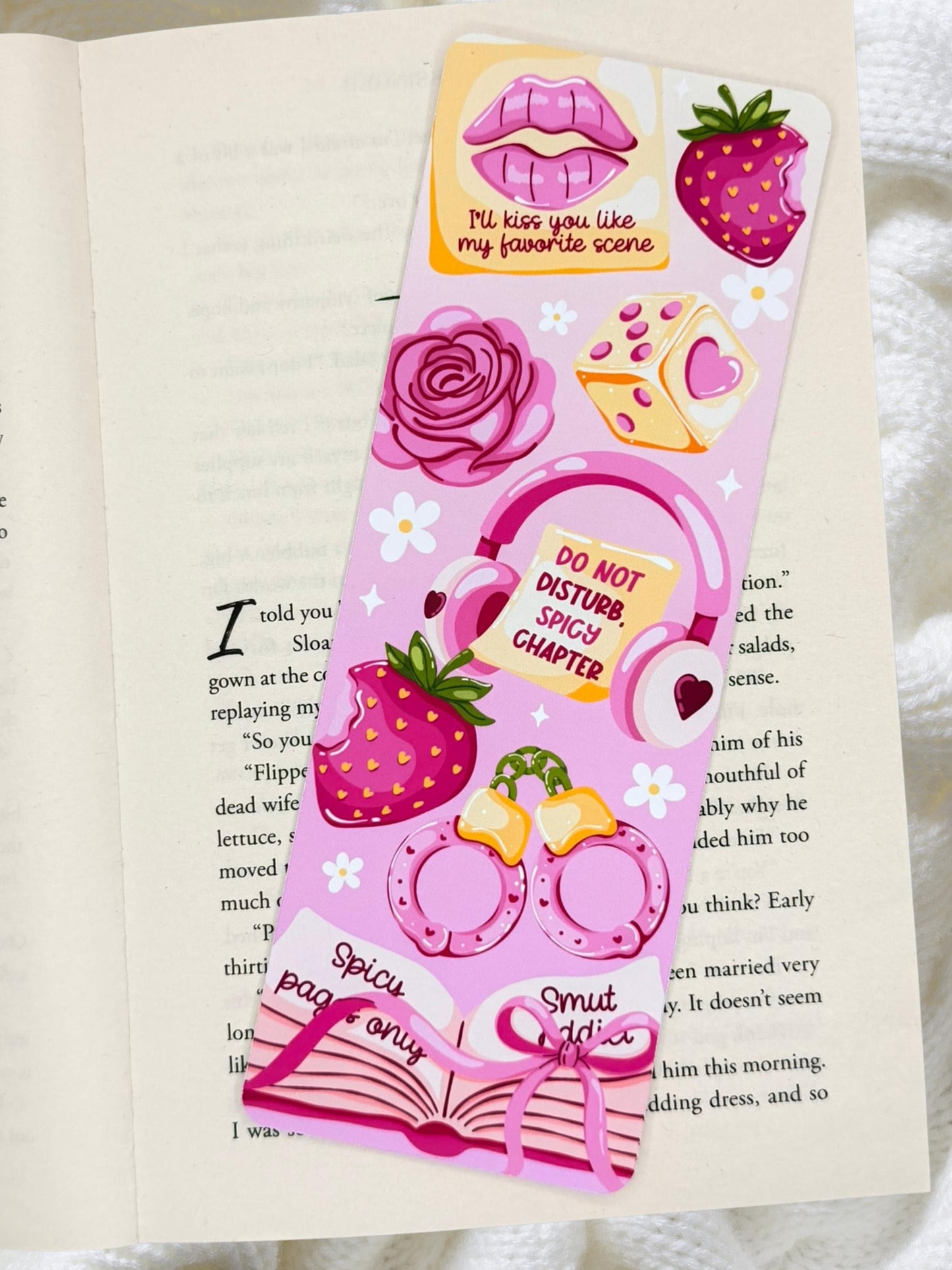 Spicy Chapter Bookmark | Romance Reader Bookmark