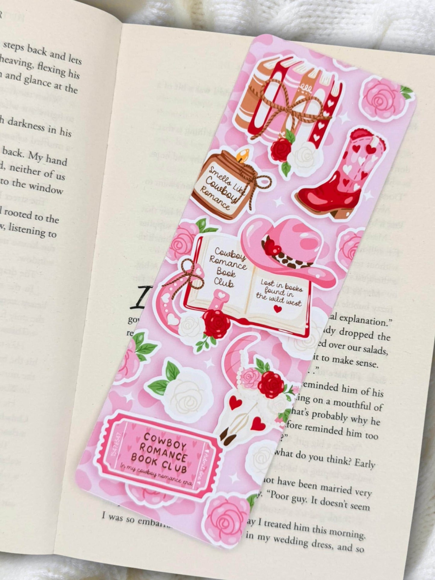 Cowboy Romance Bookmark | Western Romance Bookmark