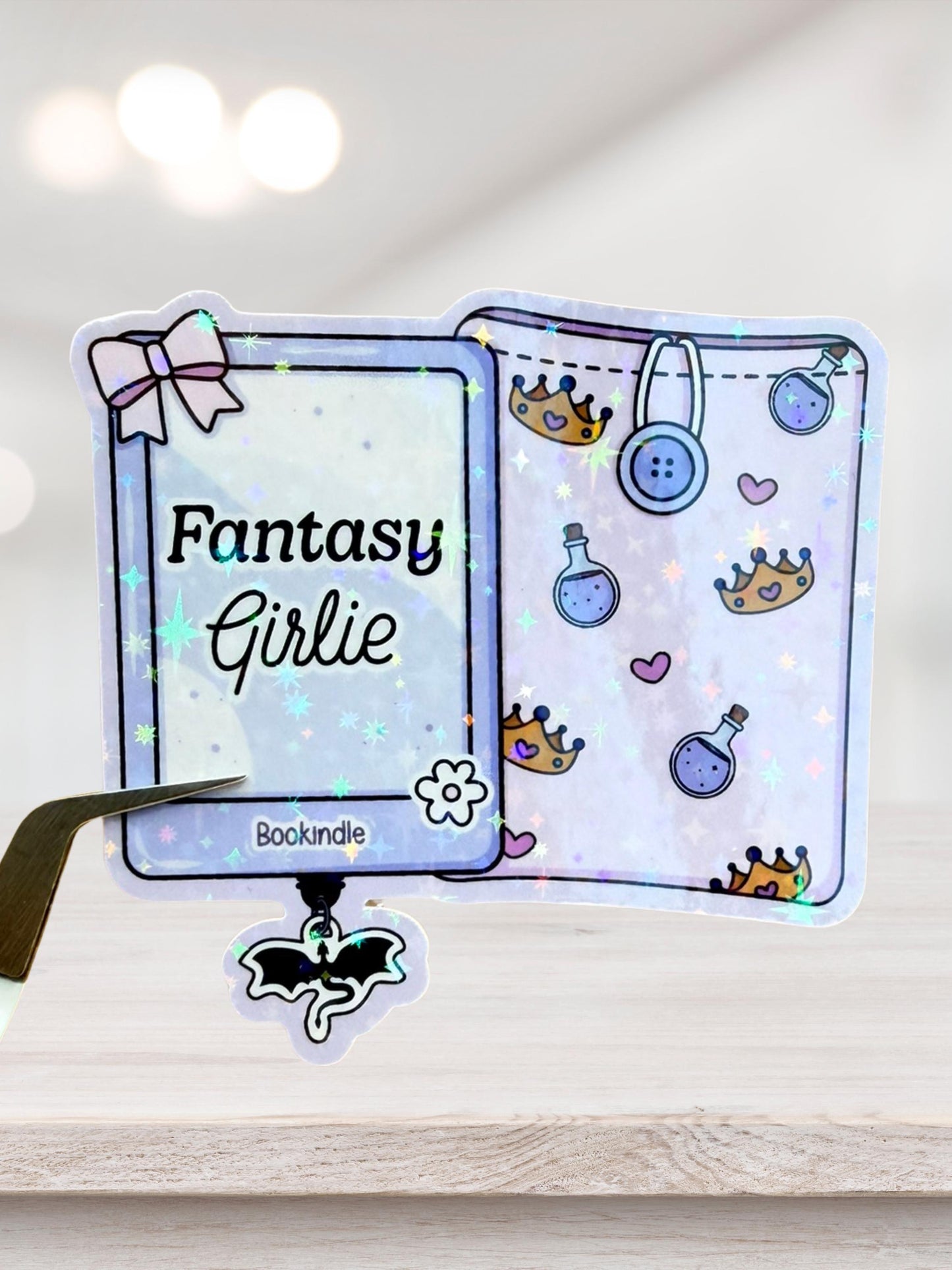 Fantasy Kindle Sticker | Bookish Fantasy Sticker