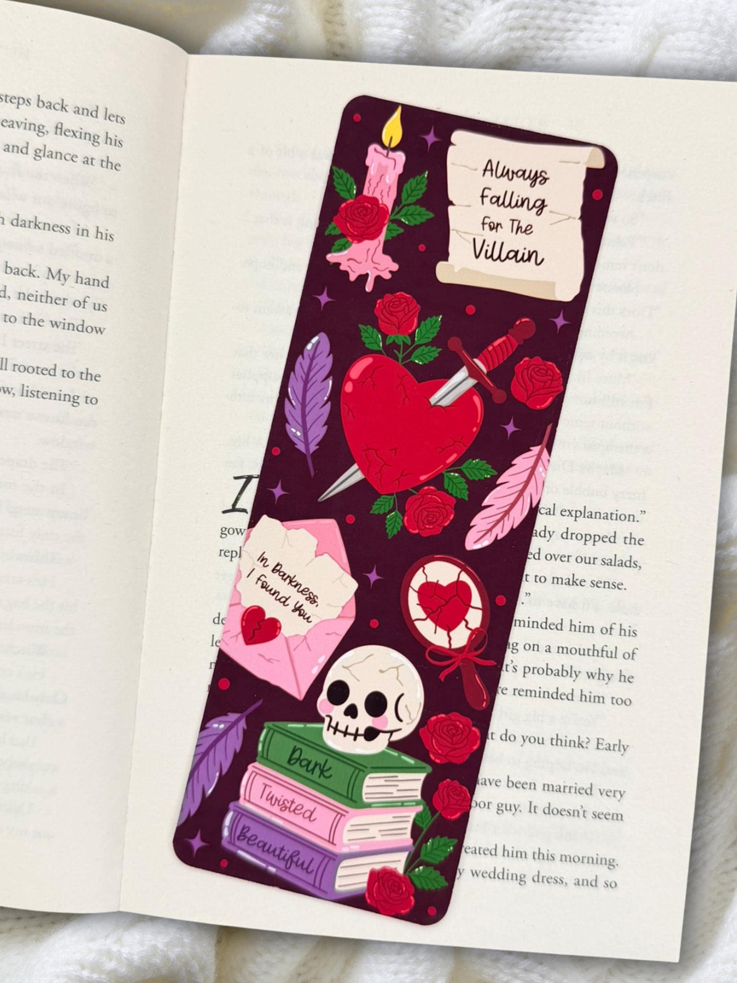 Dark Romance Bookmark | Morally Grey Romance Bookmark