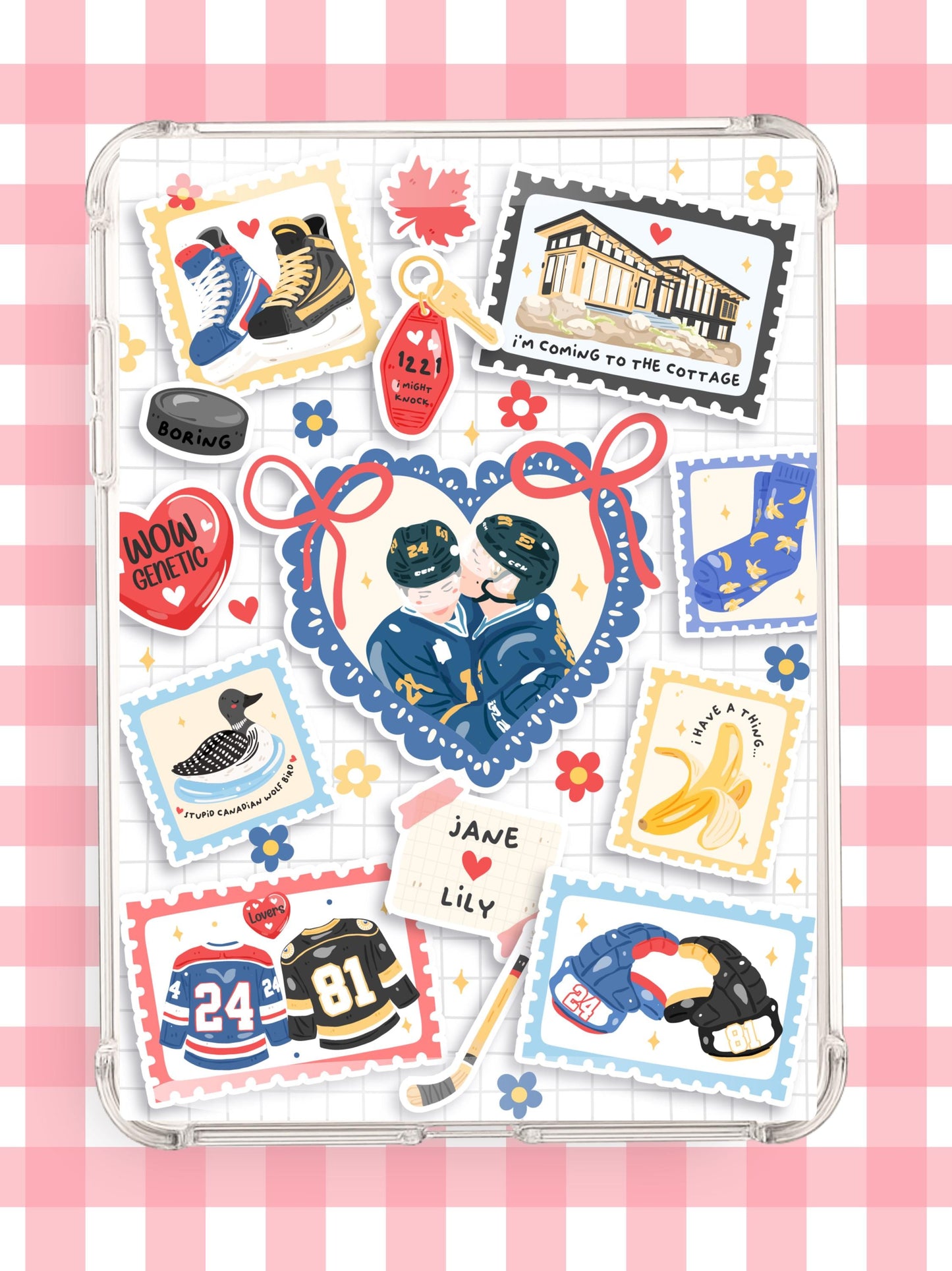 Heated Rivalry Kindle Insert | Bookish Hockey Romance Insert