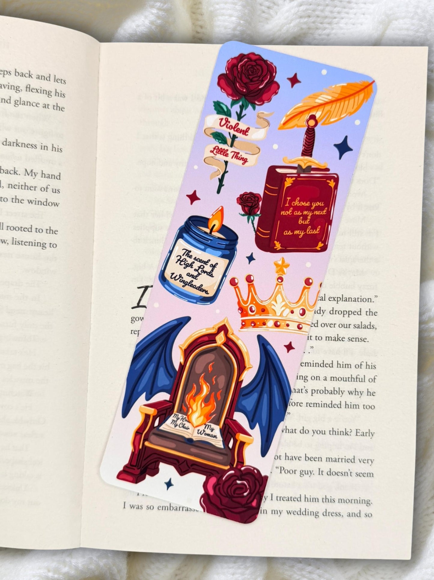 Dark Romance Bookmark | Romantasy Bookmark