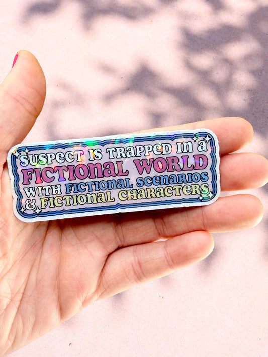 Fictional World Sticker | Bookish Vinyl Sticker