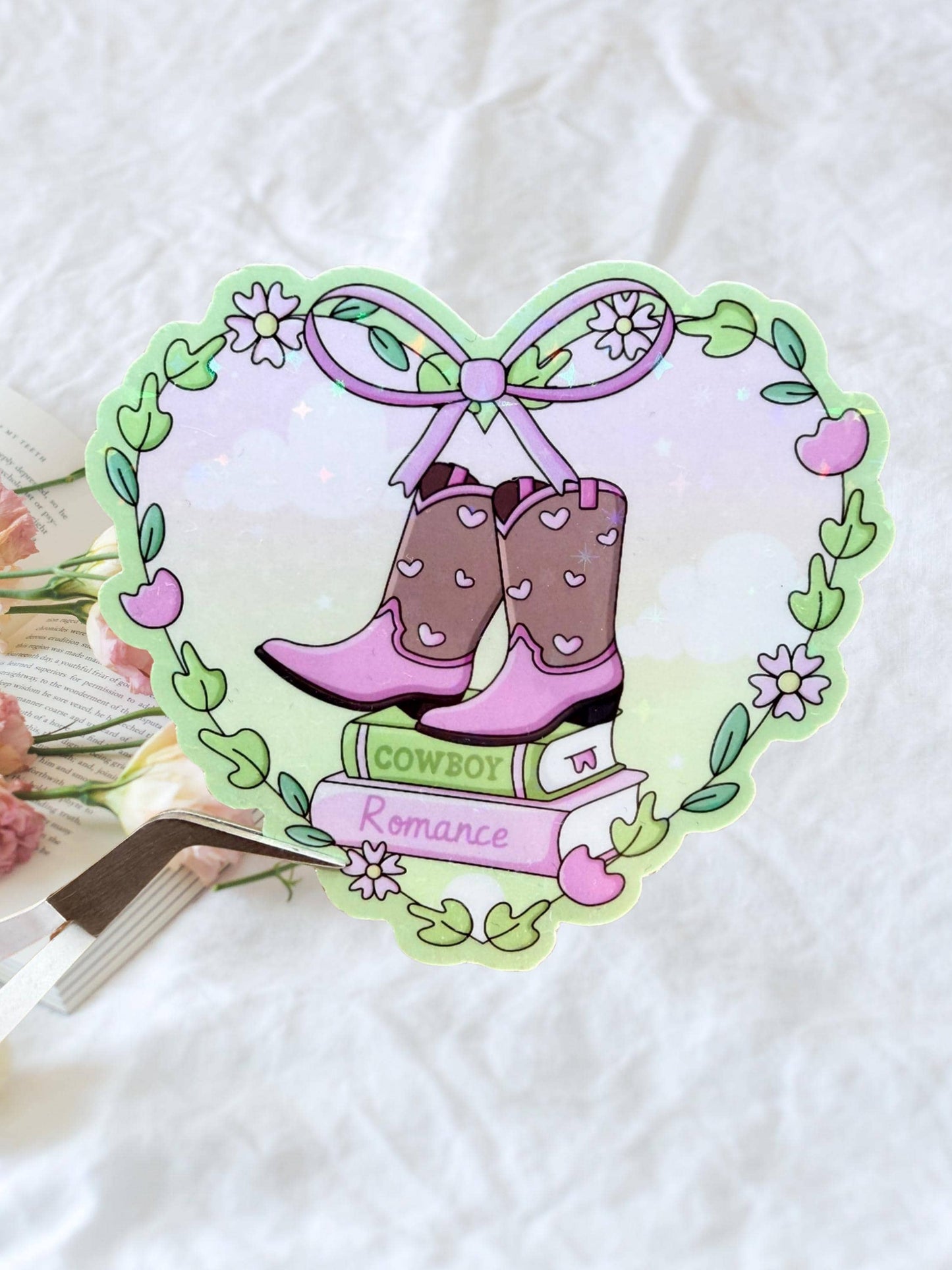 Cowboy Romance Sticker | Cowgirl Aesthetic Sticker