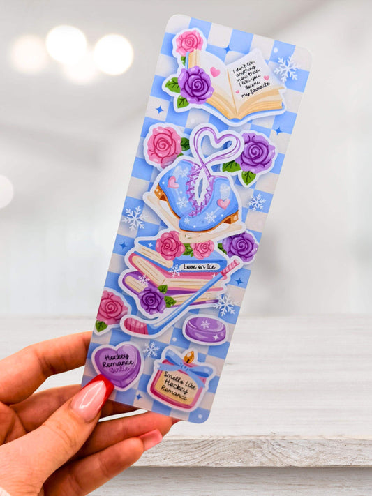 Hockey Romance Bookmark | Sports Romance Bookmark