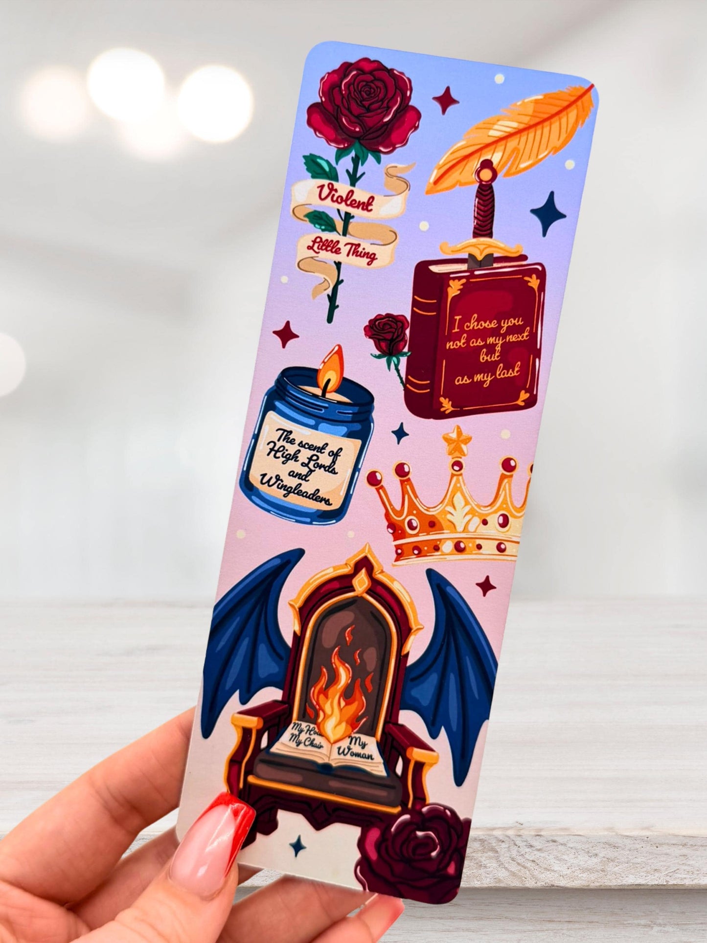 Dark Romance Bookmark | Romantasy Bookmark