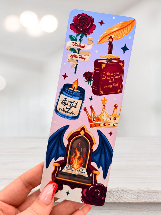 Dark Romance Bookmark | Romantasy Bookmark