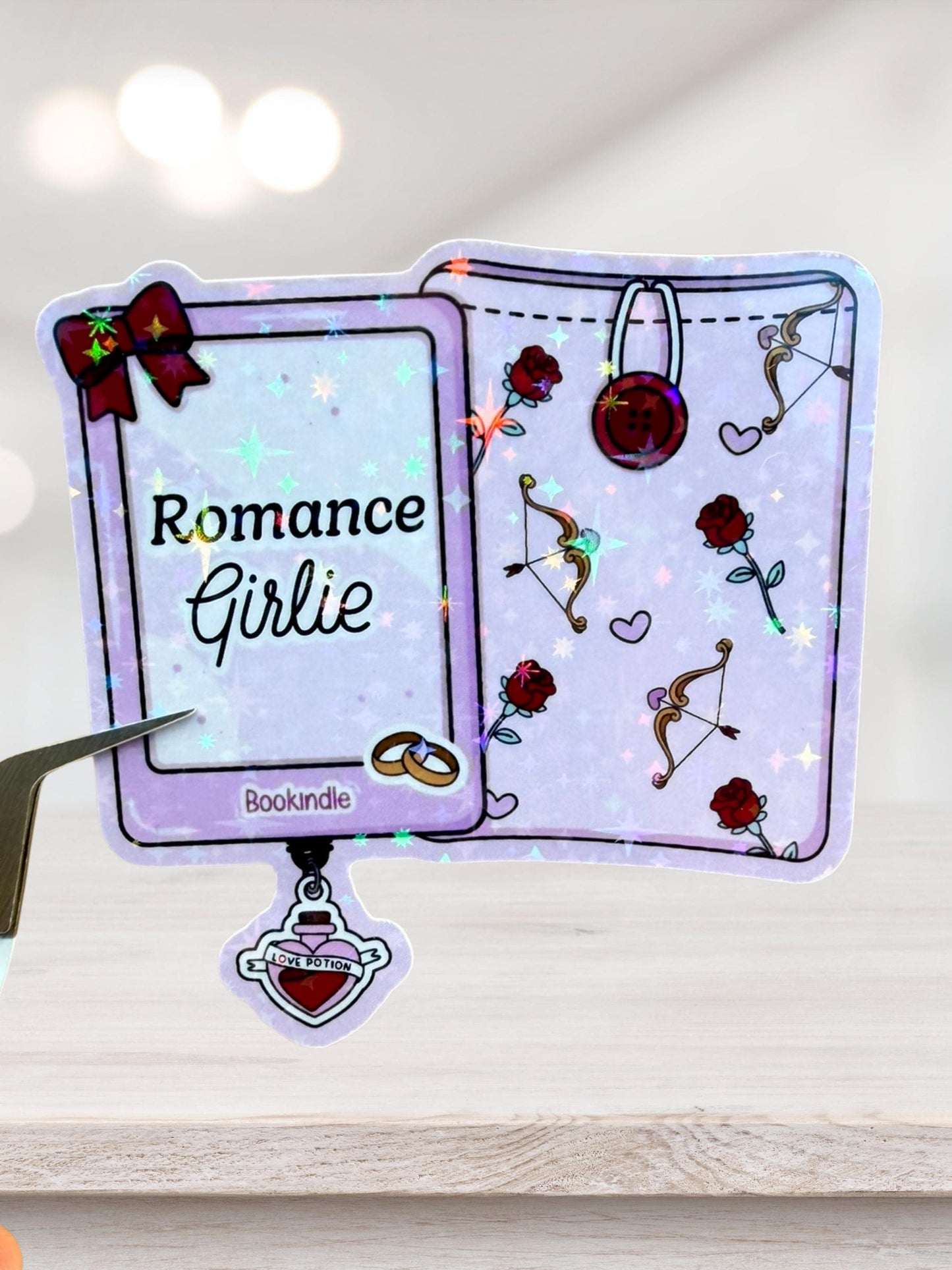 Romance Girlie Sticker | Romance Kindle Sticker