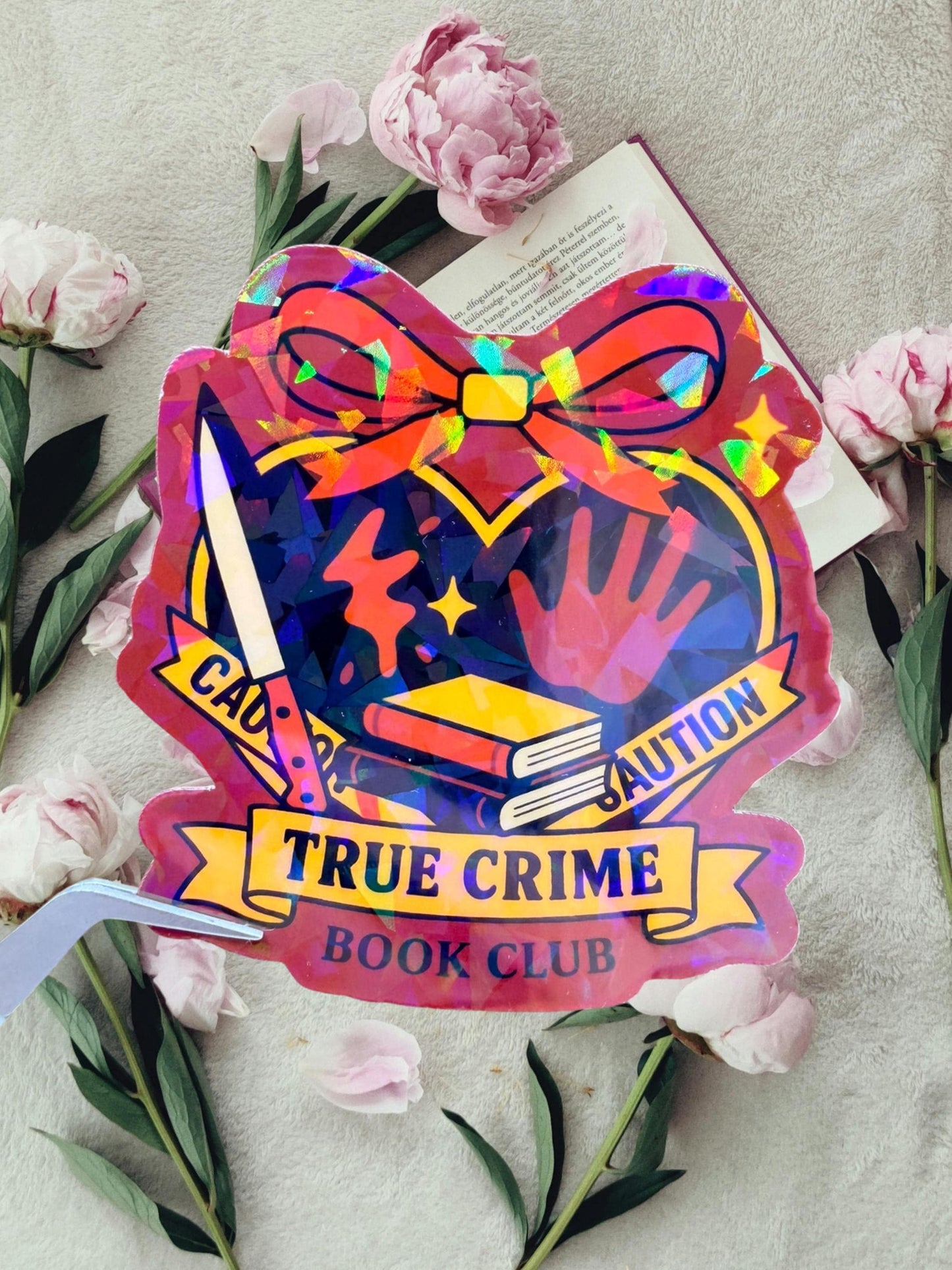 True Crime Reader Sticker | True Crime Book Club Sticker