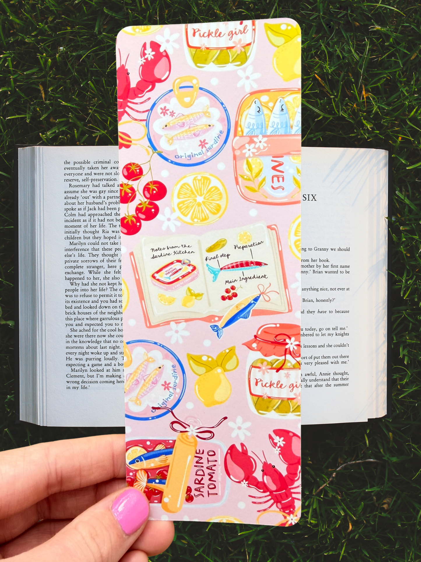 Sardine Recipe Bookmark | Coastal Foodie Bookmark