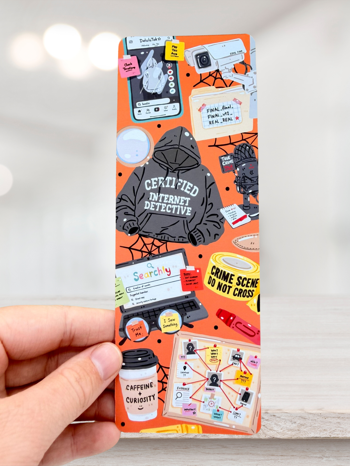 Certified Internet Detective Bookmark | True Crime