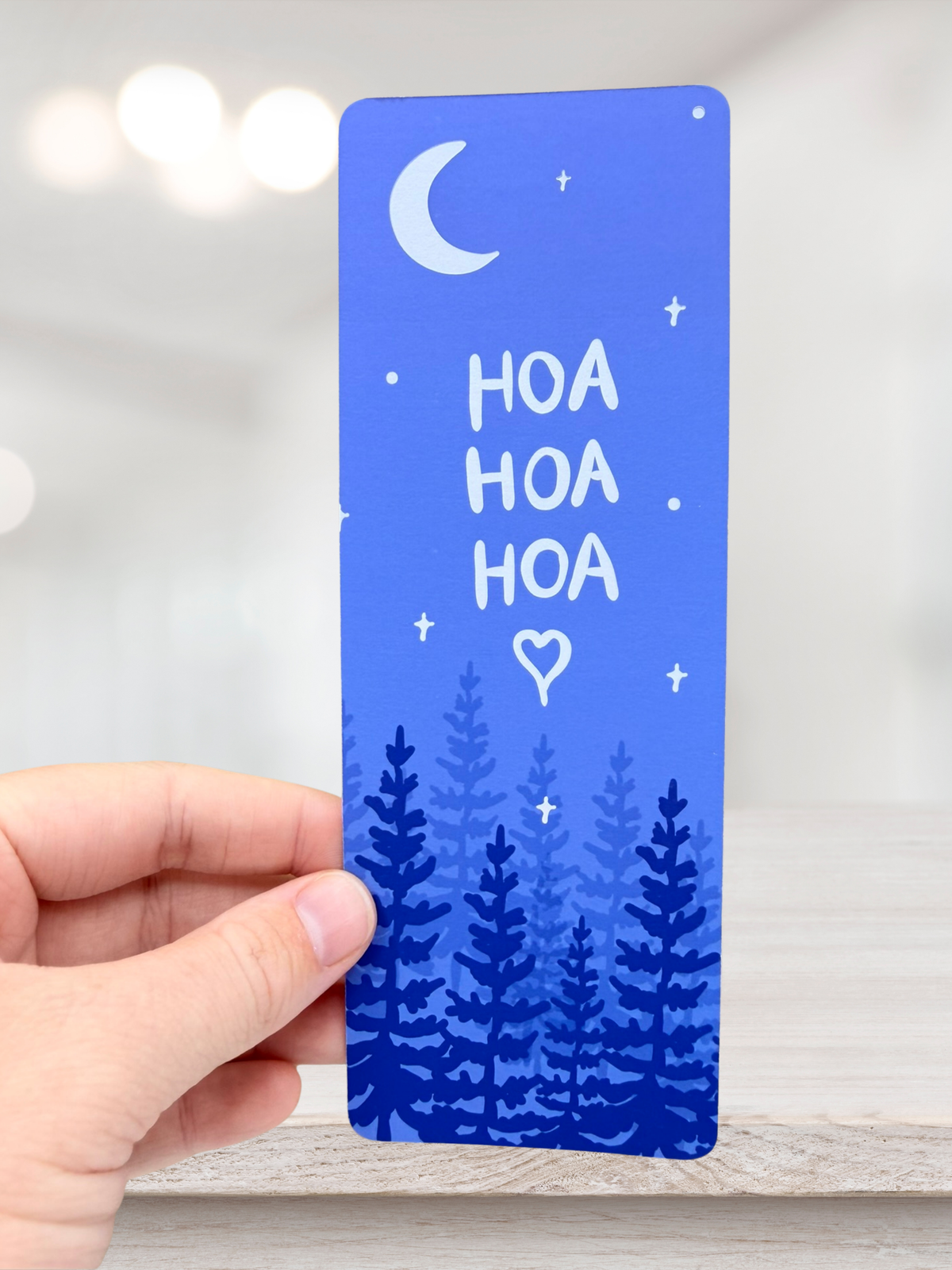 Hoa Hoa Hoa Bookmark | Moody Forest
