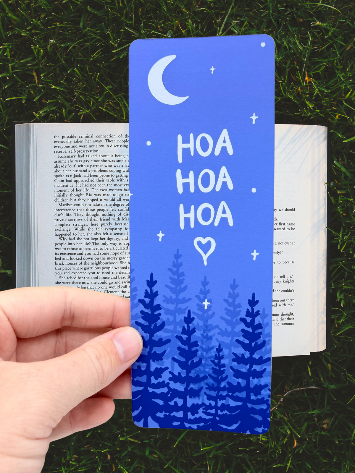 Hoa Hoa Hoa Bookmark | Moody Forest