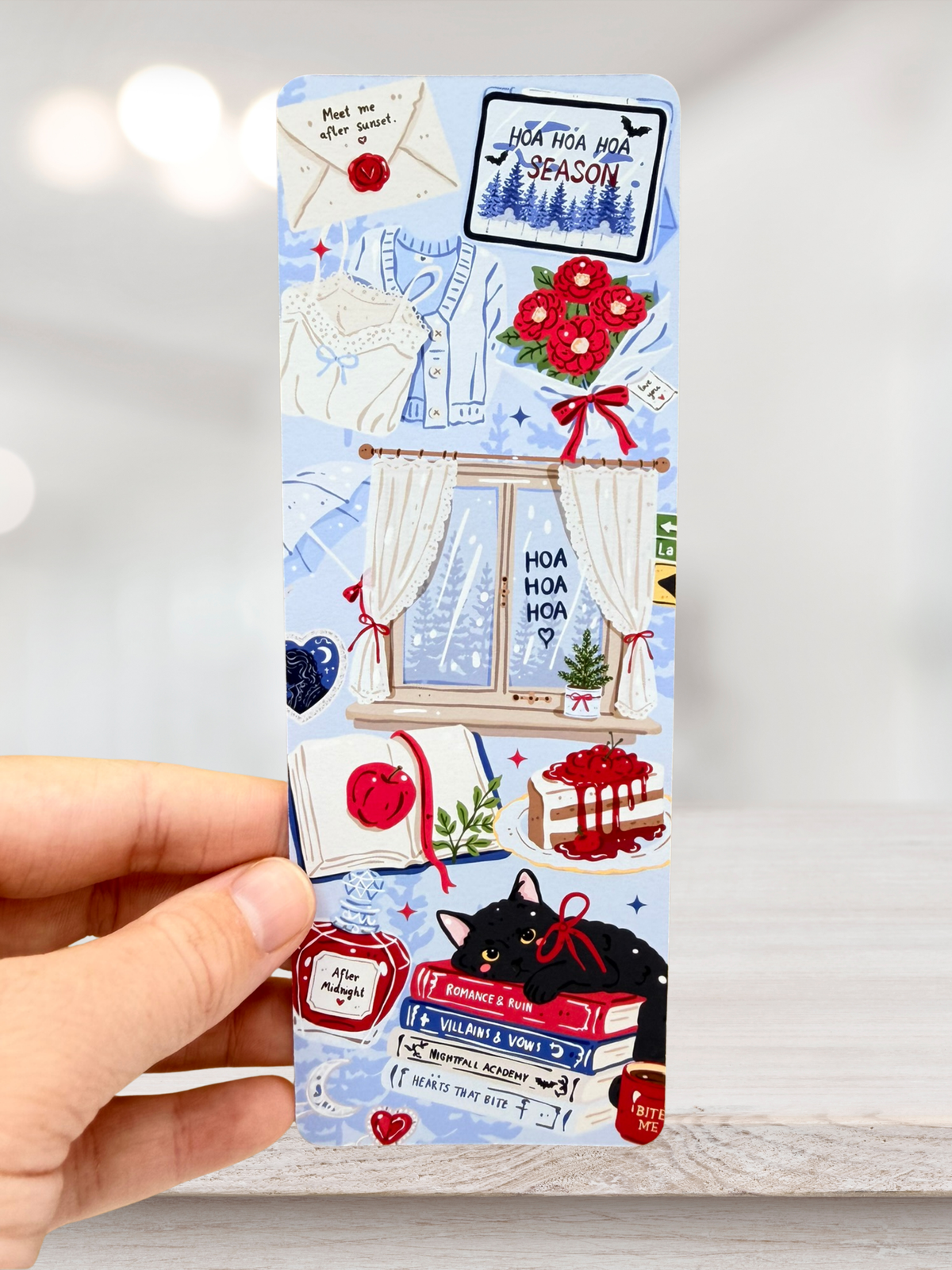 Hoa Hoa Hoa Season Bookmark | Vampire Romance