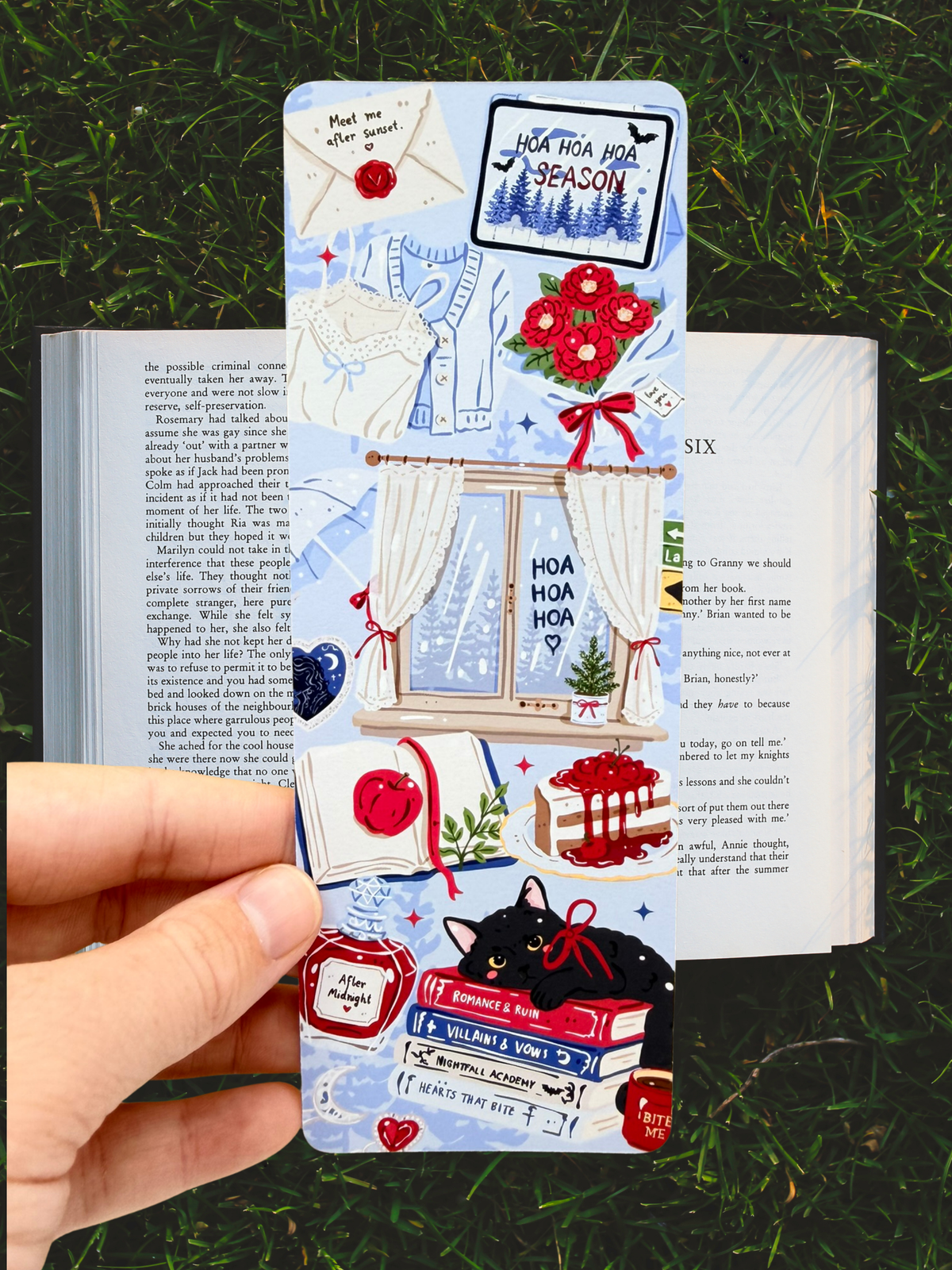 Hoa Hoa Hoa Season Bookmark | Vampire Romance