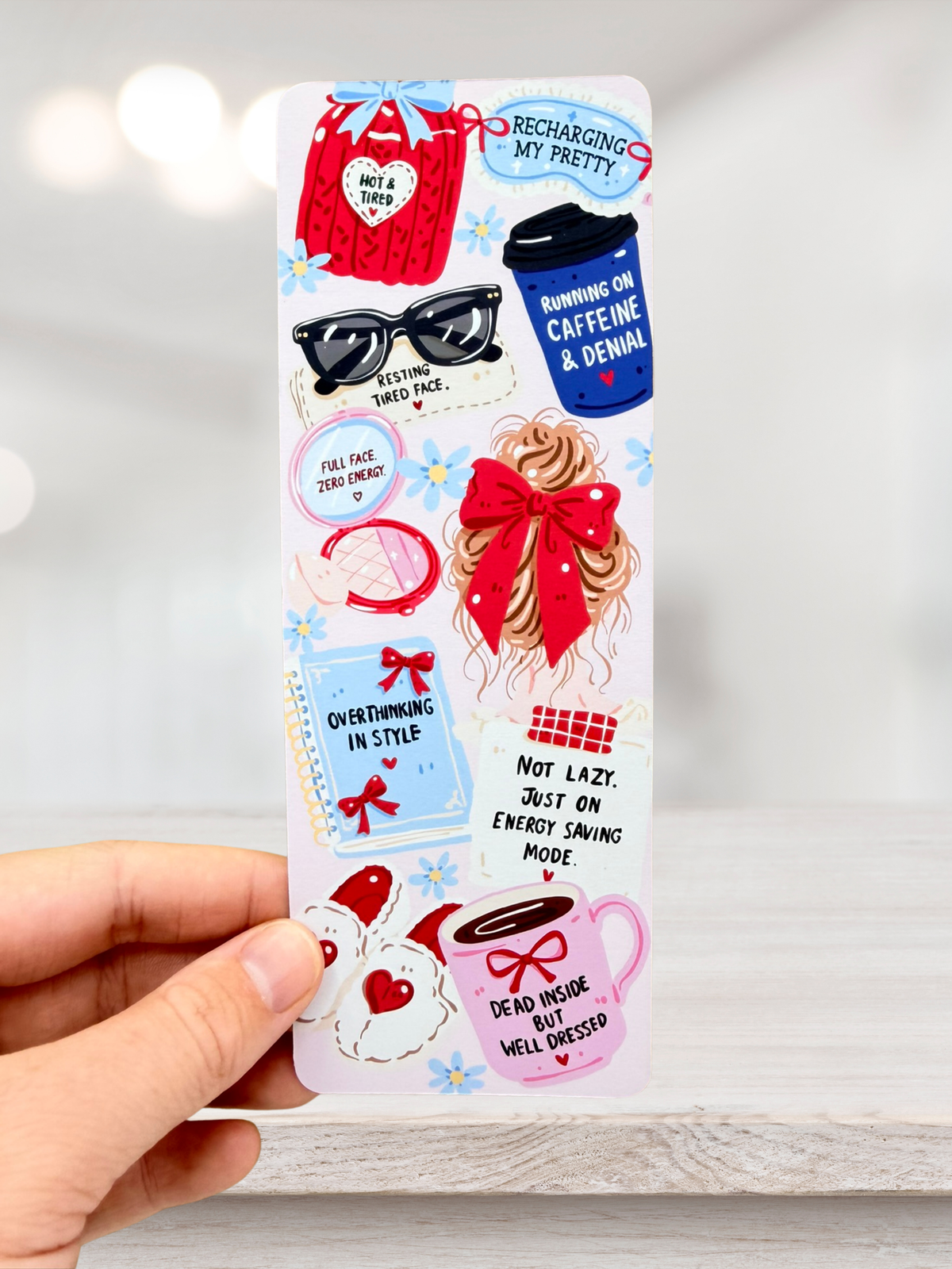 Energy Saving Mode Bookmark | Bookish Bookmark