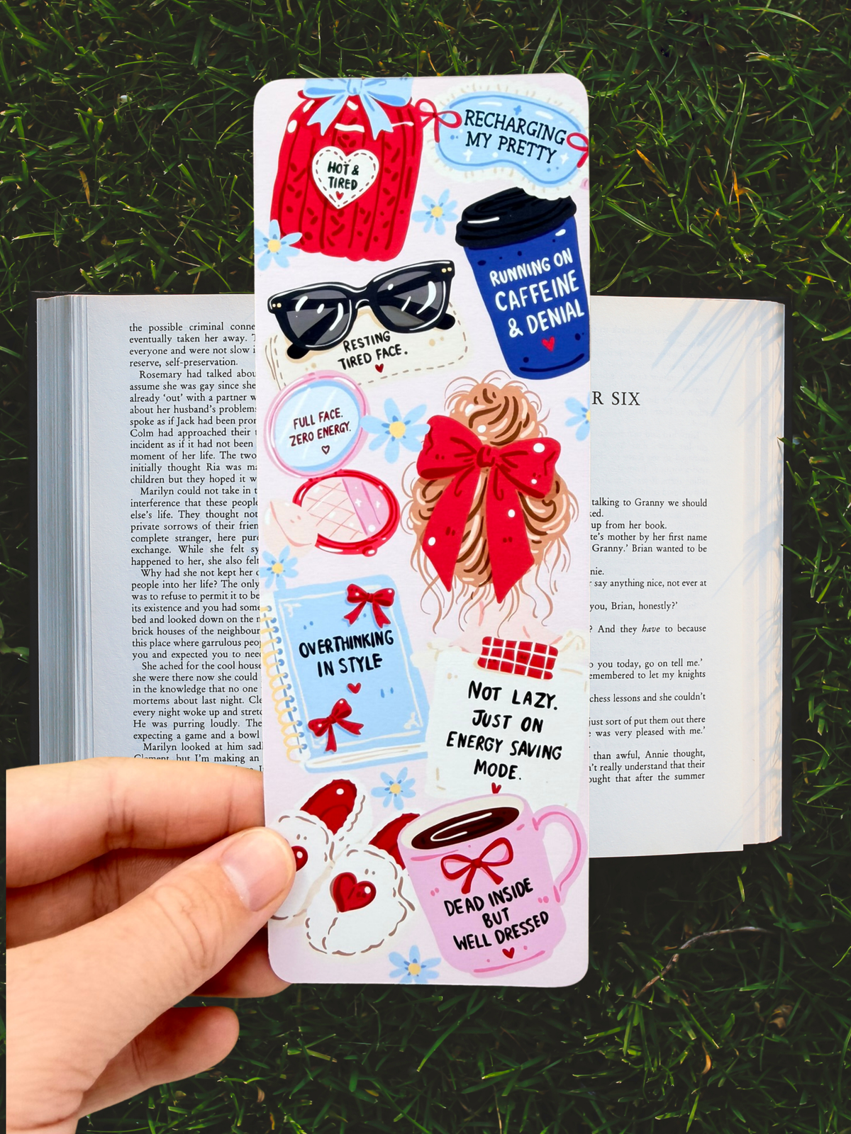 Energy Saving Mode Bookmark | Bookish Bookmark
