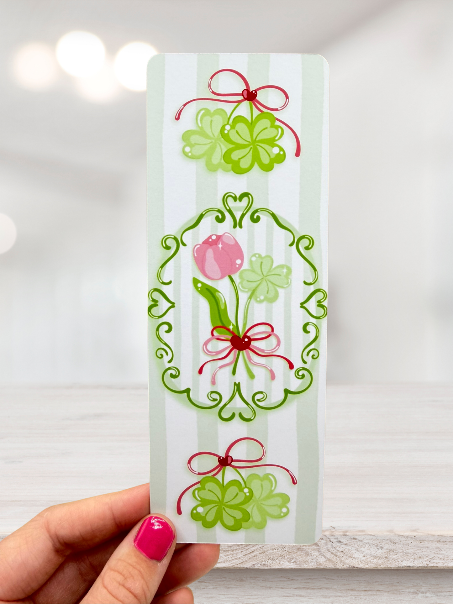 Clover Bookmark | Cute Floral Bookmark